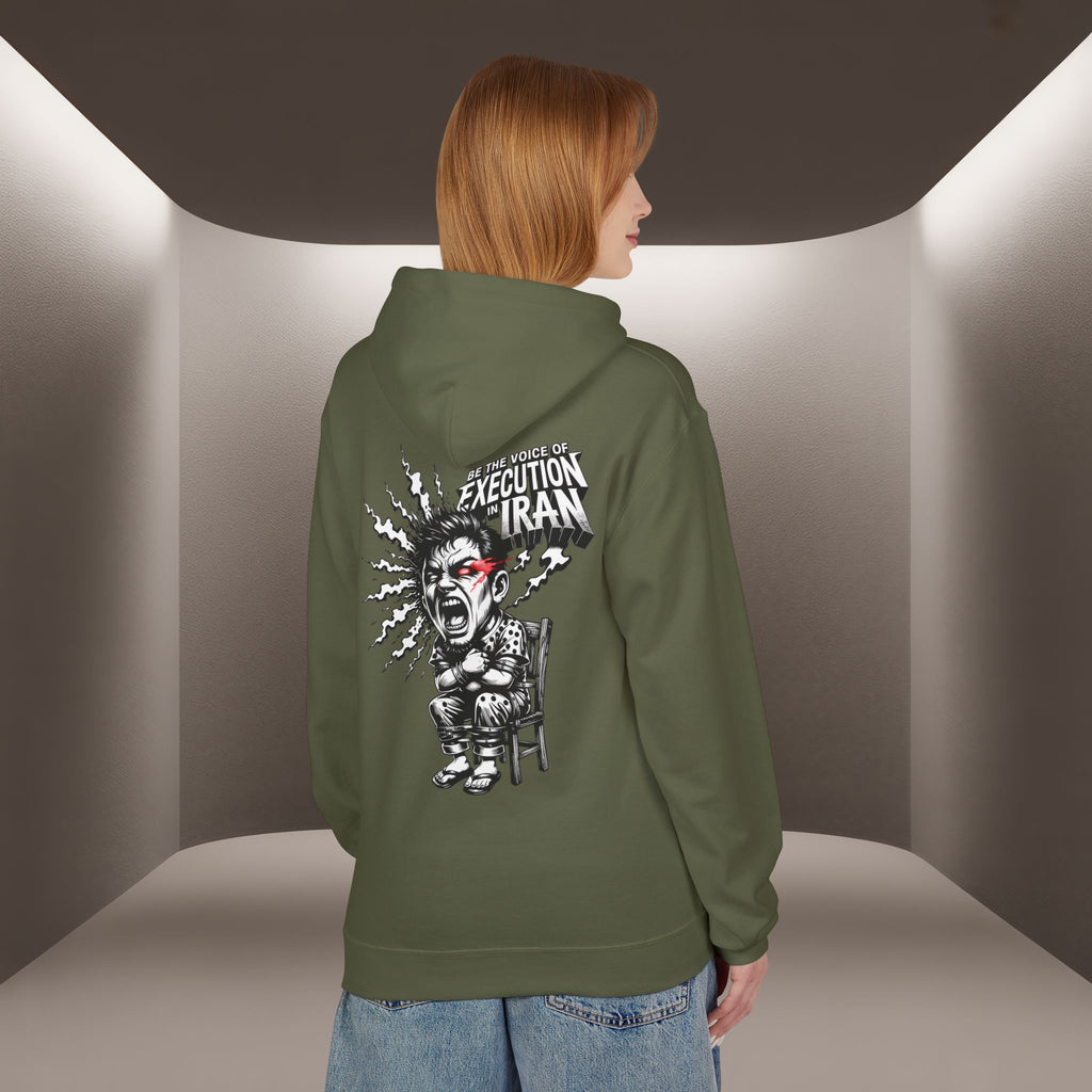 Be the Voice of execution in Iran Hoodie - 47 years Skull Hoodie