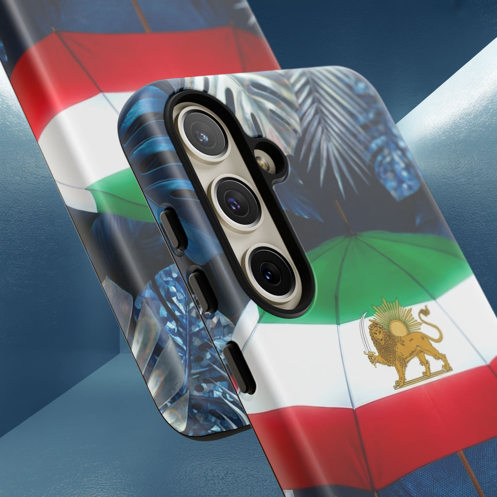 Iran Flag umbrella design phone Case