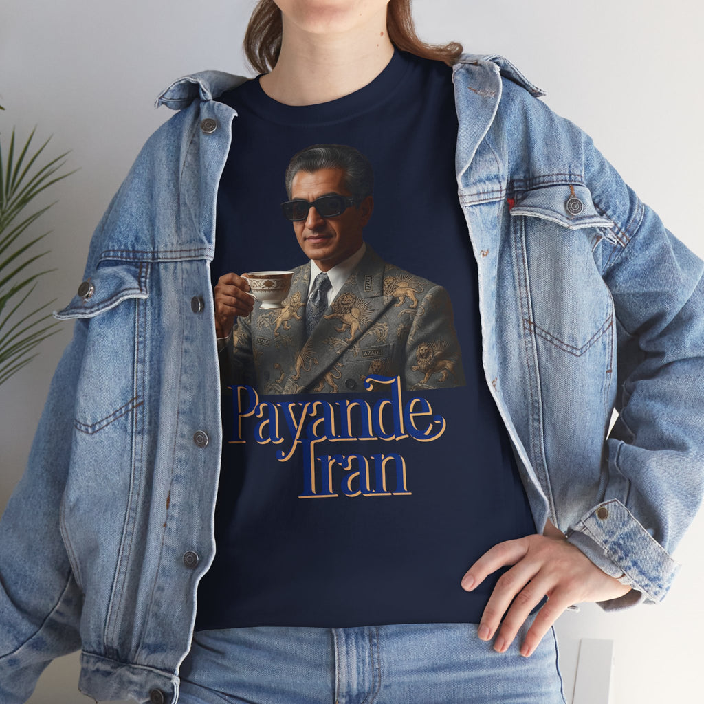 T-Shirt — "Payande Iran" Retro Style Tehran Nostalgia Tee