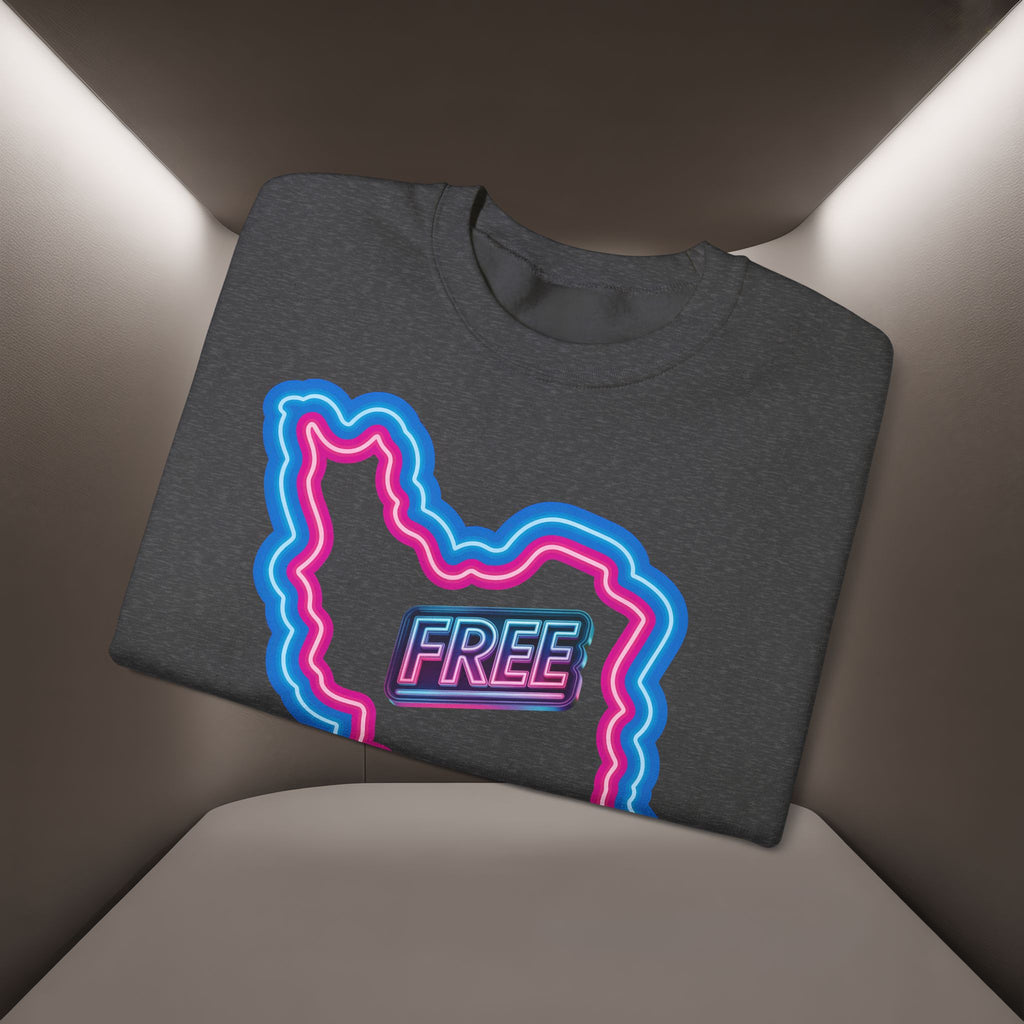 Free Iran Sweatshirt — Neon design - Premium Quality