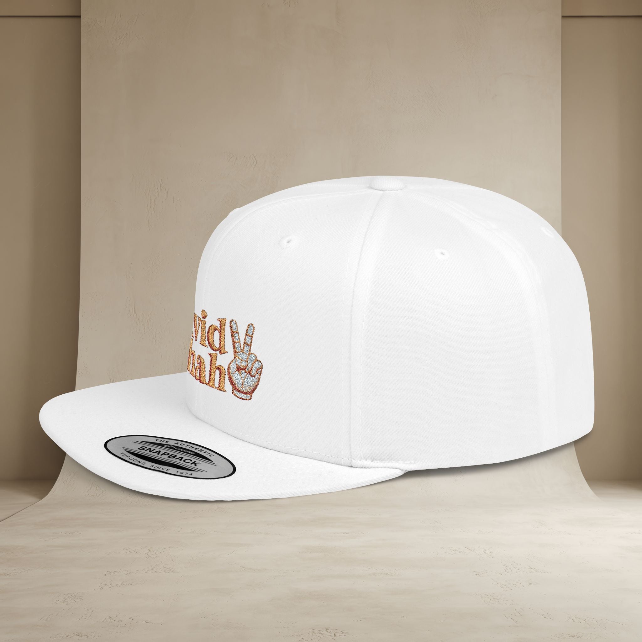 Javid Shah Embroidered Snapback Hat — (GoldoOzi)