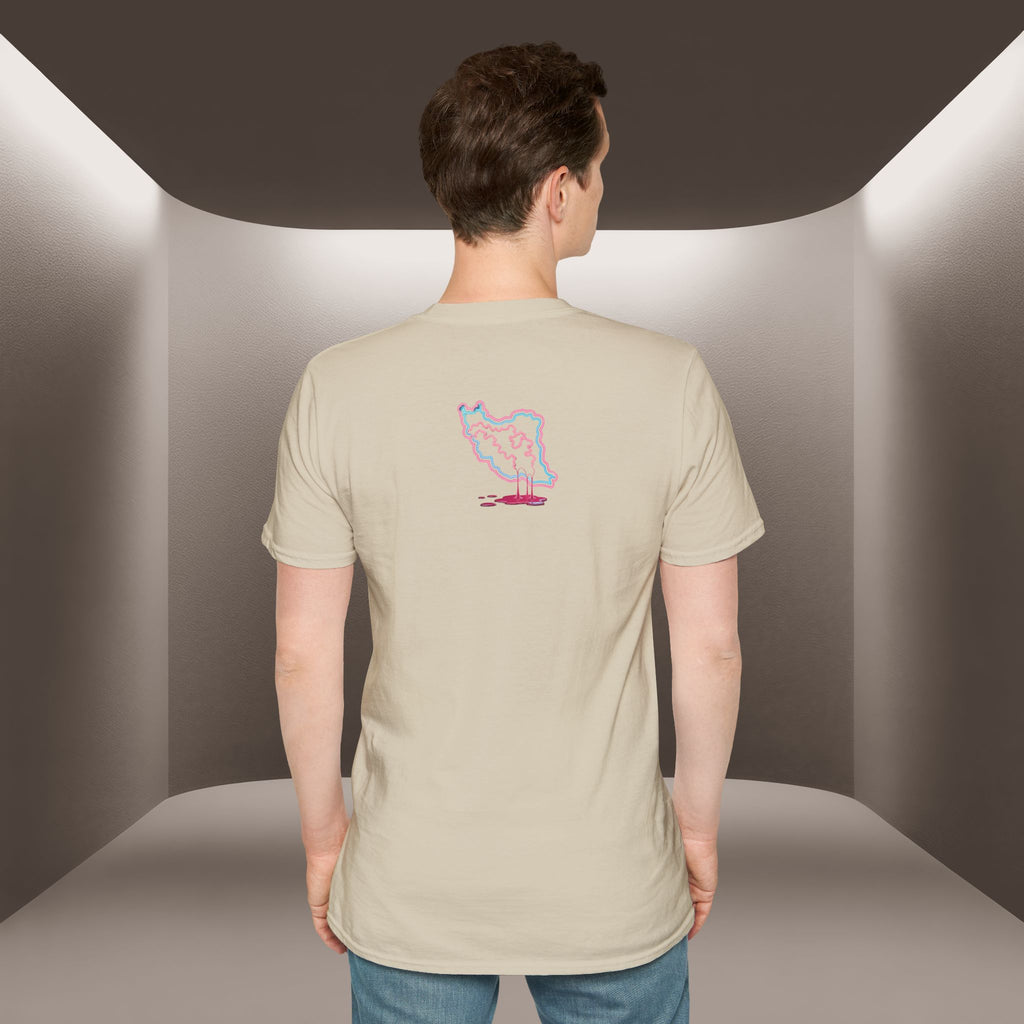 Free Iran T-Shirt — Neon design, Premium Quality