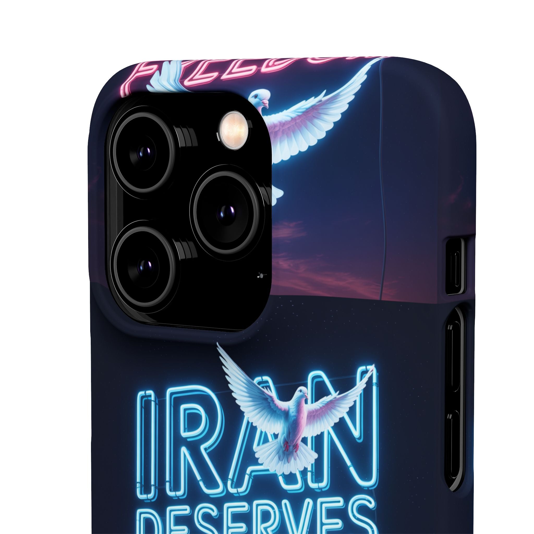 "Iran Deserves Freedom" Phone cases- For all models