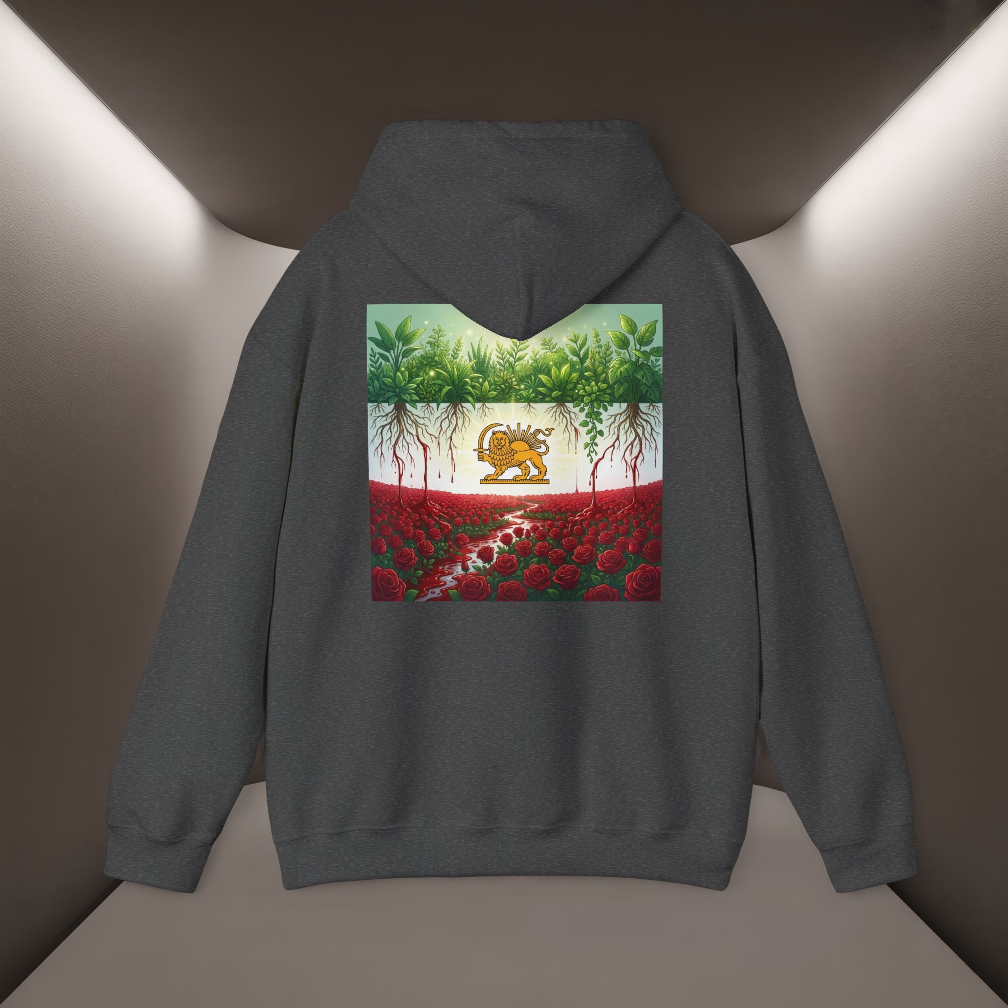 Persian Flag Conceptual Graphic, Unisex Hoodie