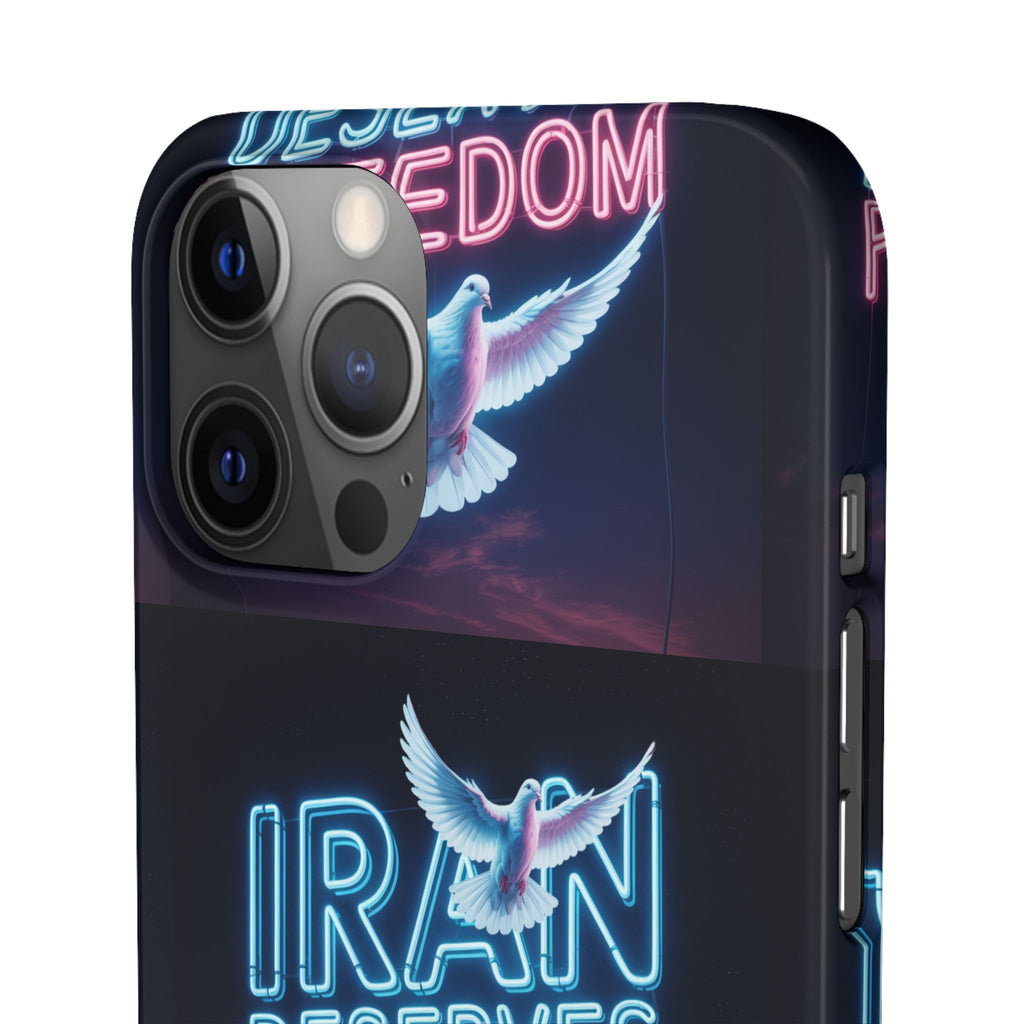 "Iran Deserves Freedom" Phone cases- For all models