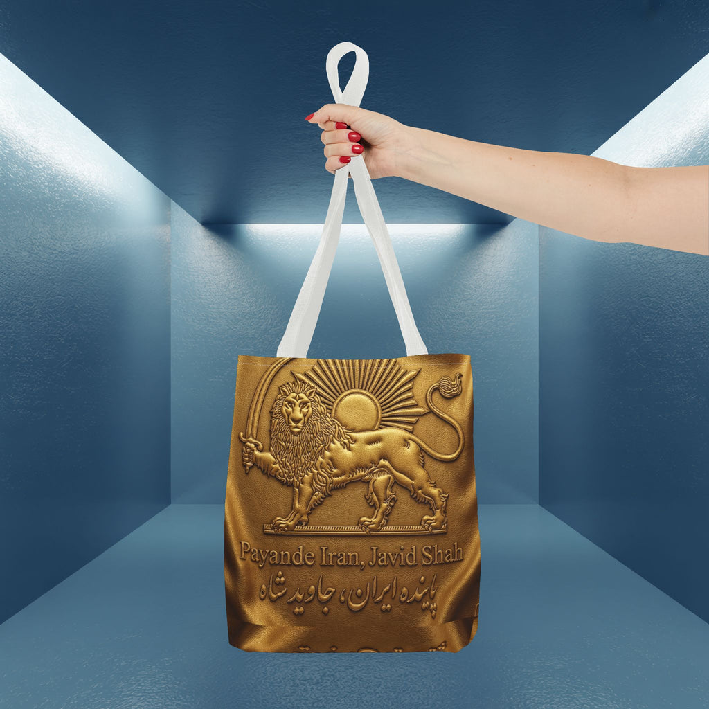 Payande Iran, Javid Shah Golden Unisex Bag- Persian Vibey bag