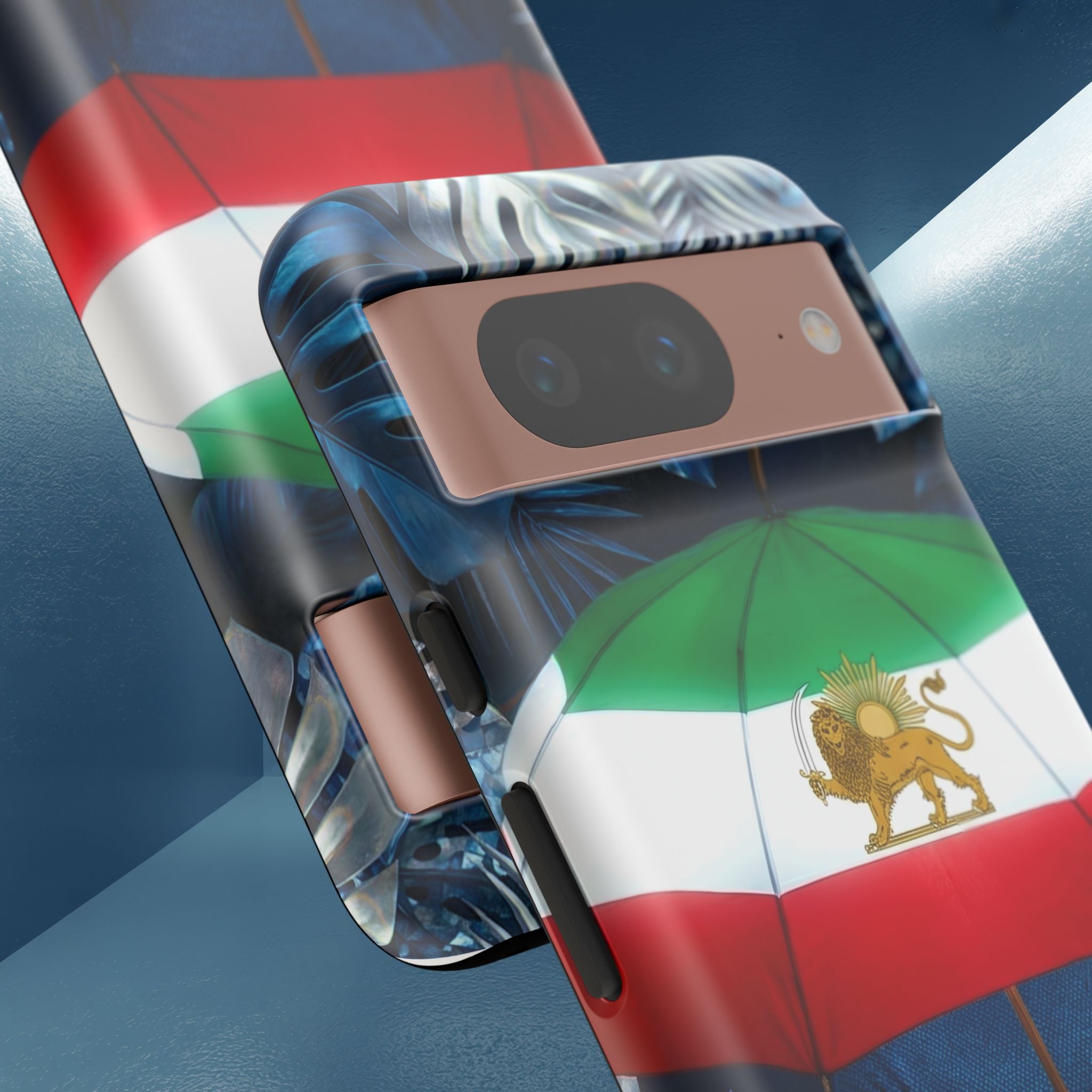 Iran Flag umbrella design phone Case