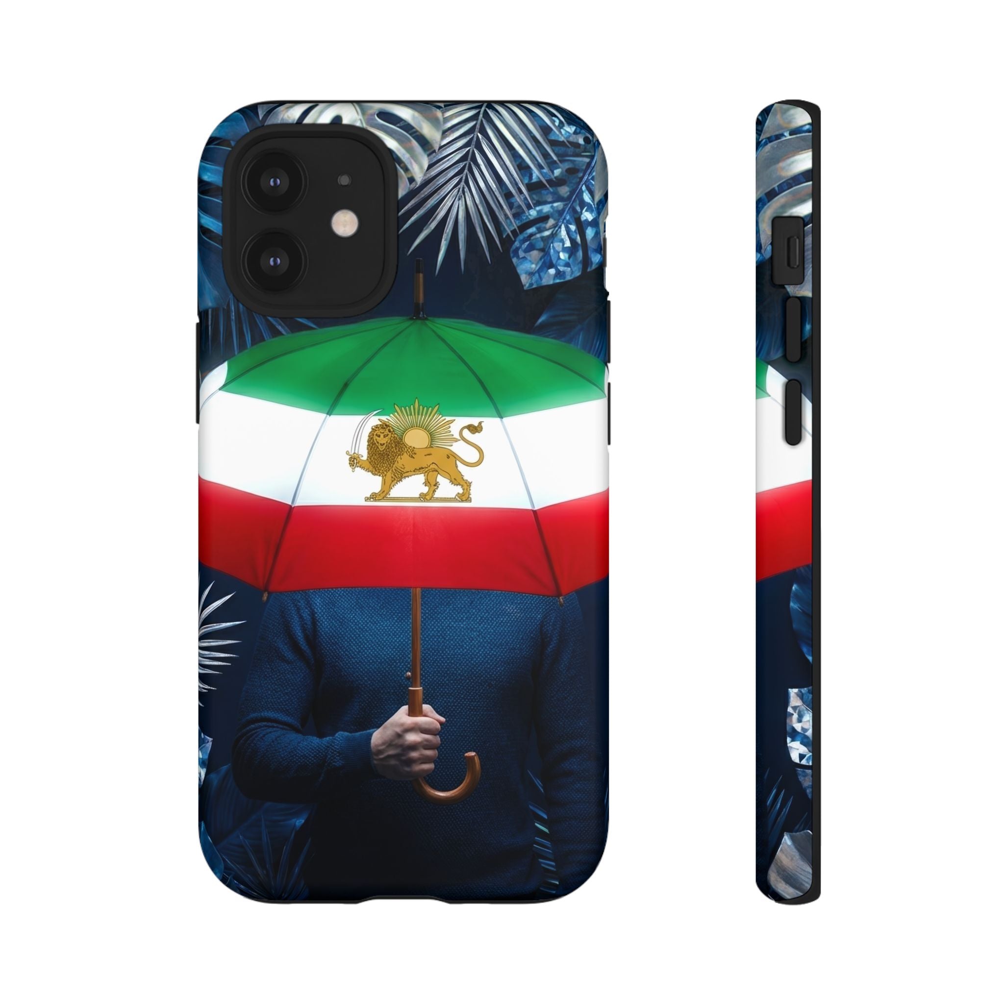 Iran Flag umbrella design phone Case