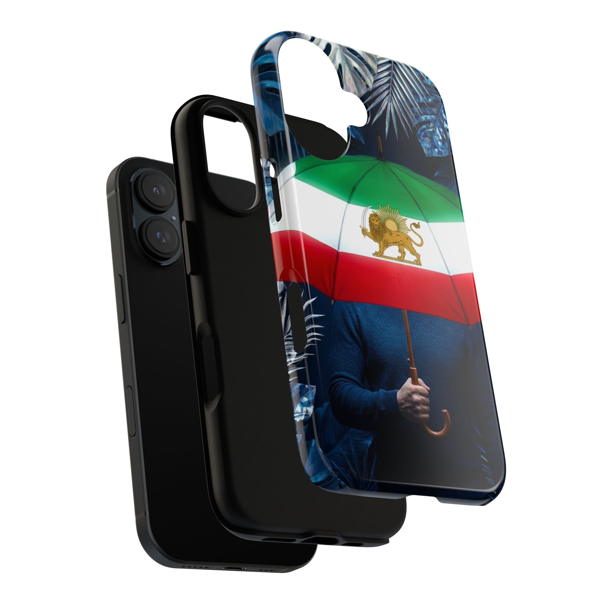 Iran Flag umbrella design phone Case