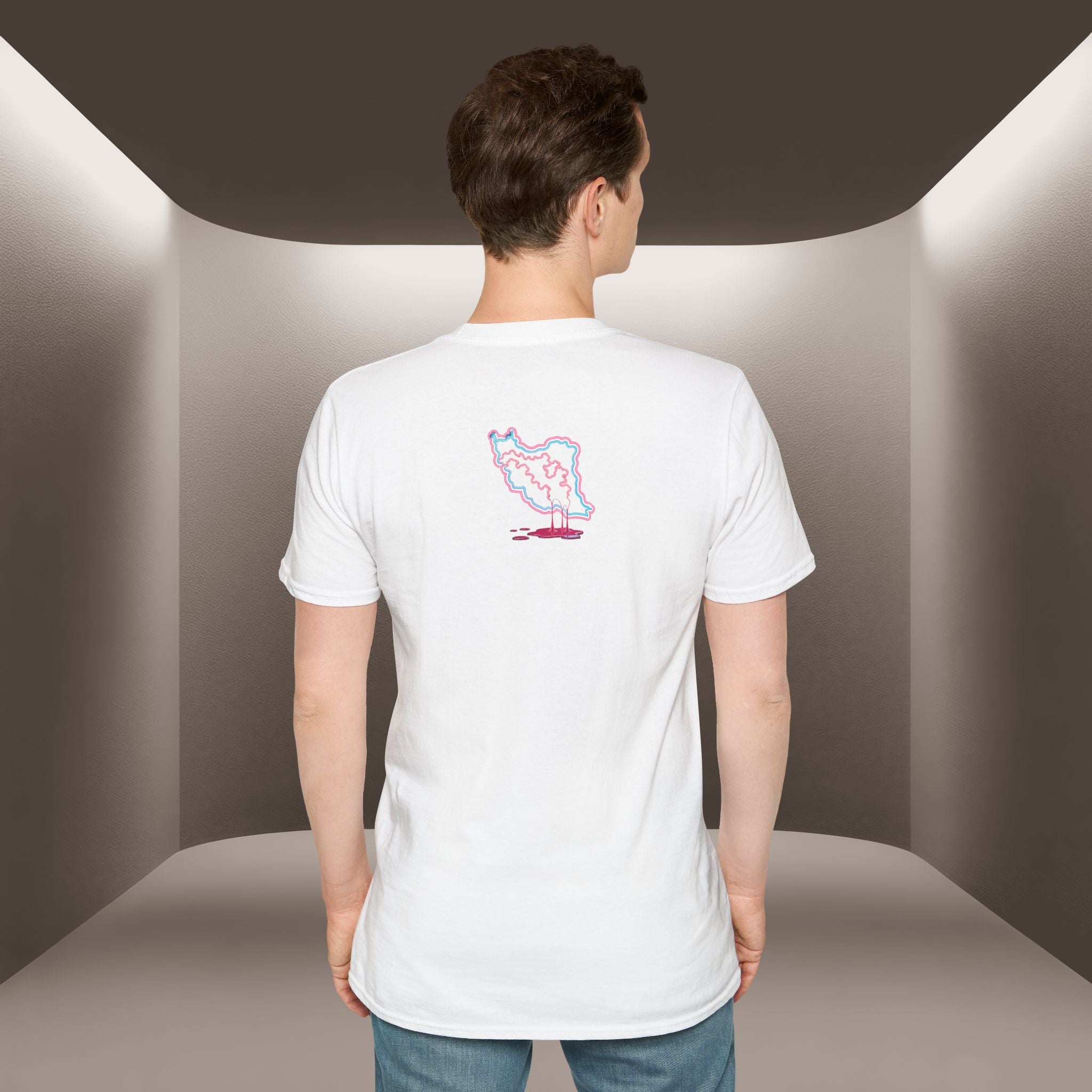 Free Iran T-Shirt — Neon design, Premium Quality