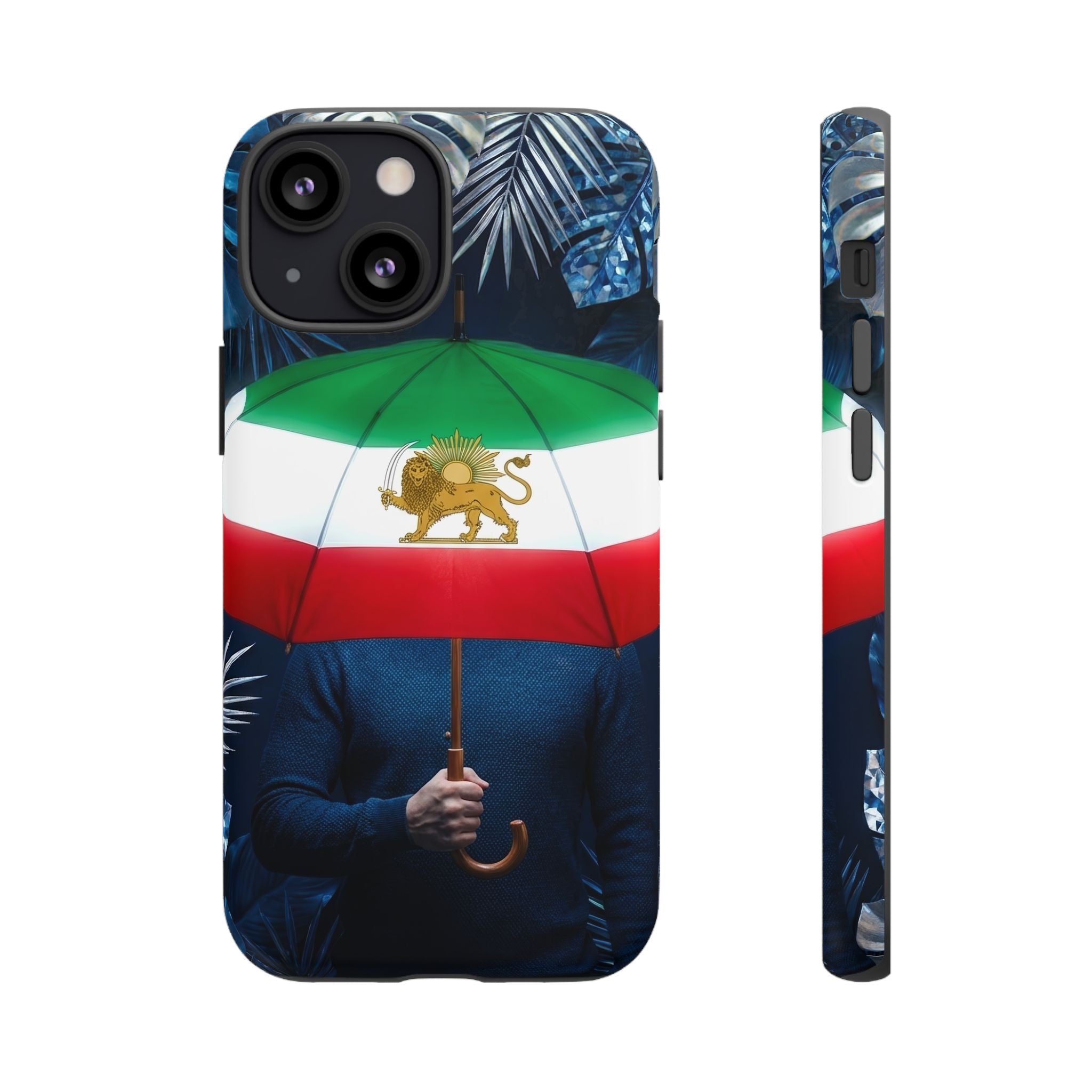 Iran Flag umbrella design phone Case