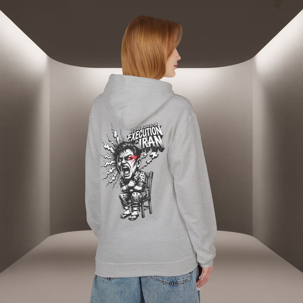Be the Voice of execution in Iran Hoodie - 47 years Skull Hoodie