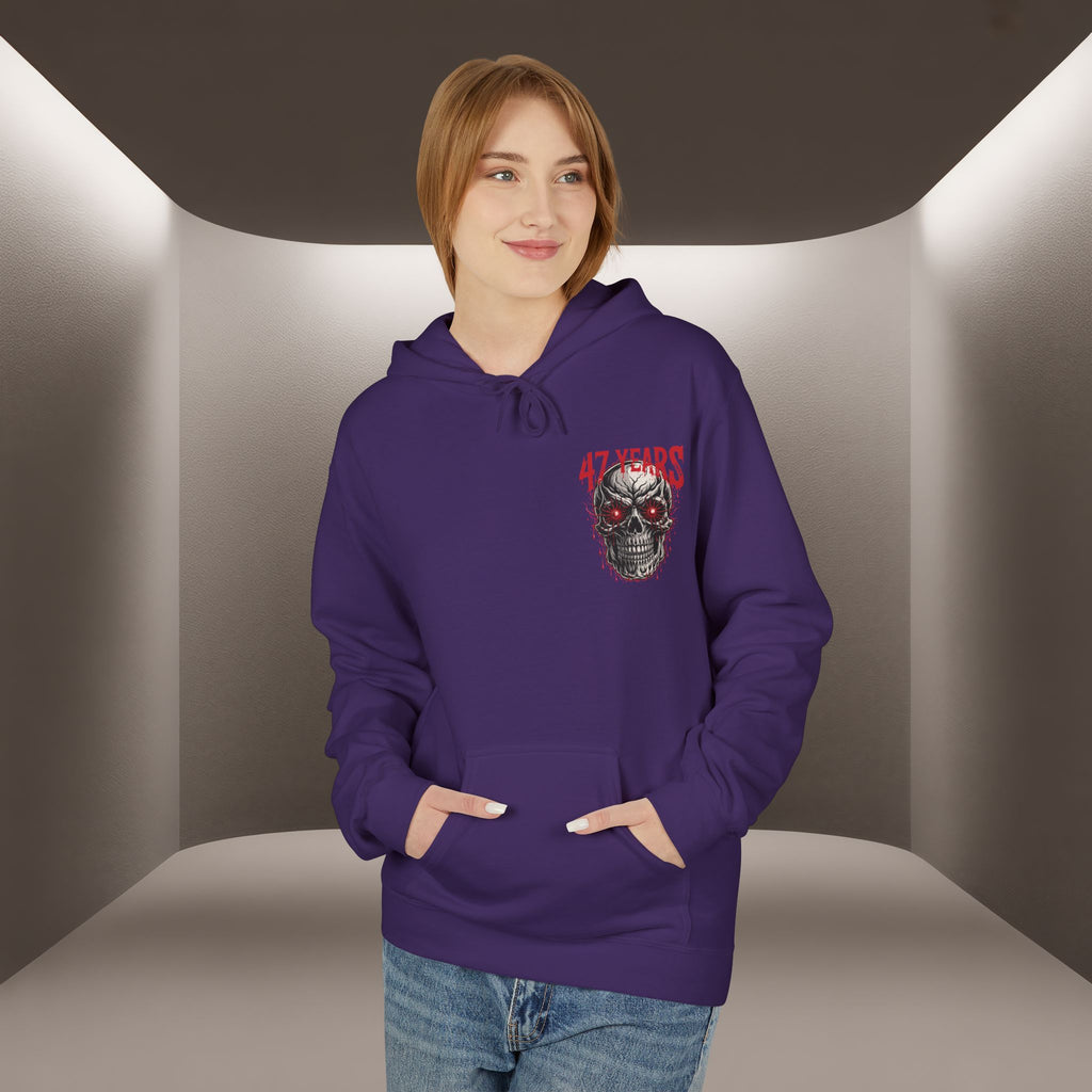 Be the Voice of execution in Iran Hoodie - 47 years Skull Hoodie