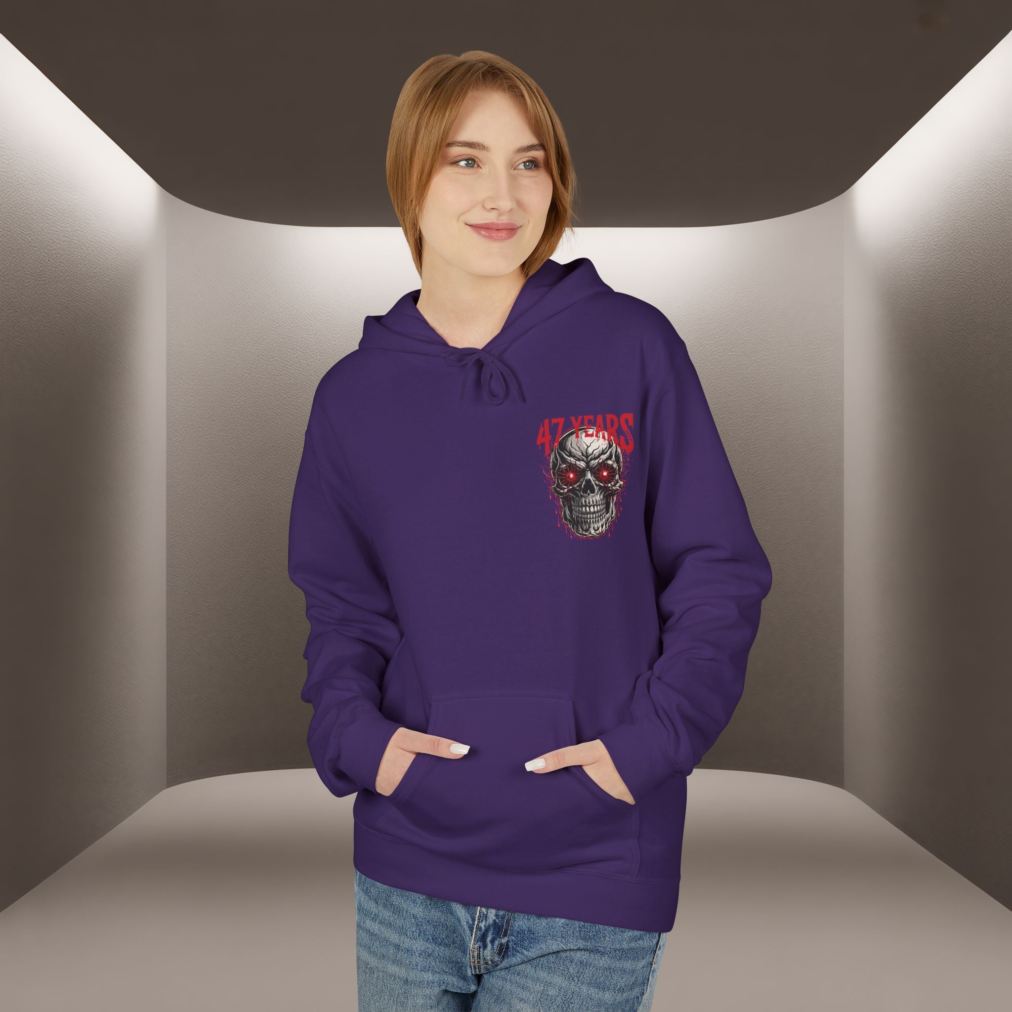 Be the Voice of execution in Iran Hoodie - 47 years Skull Hoodie