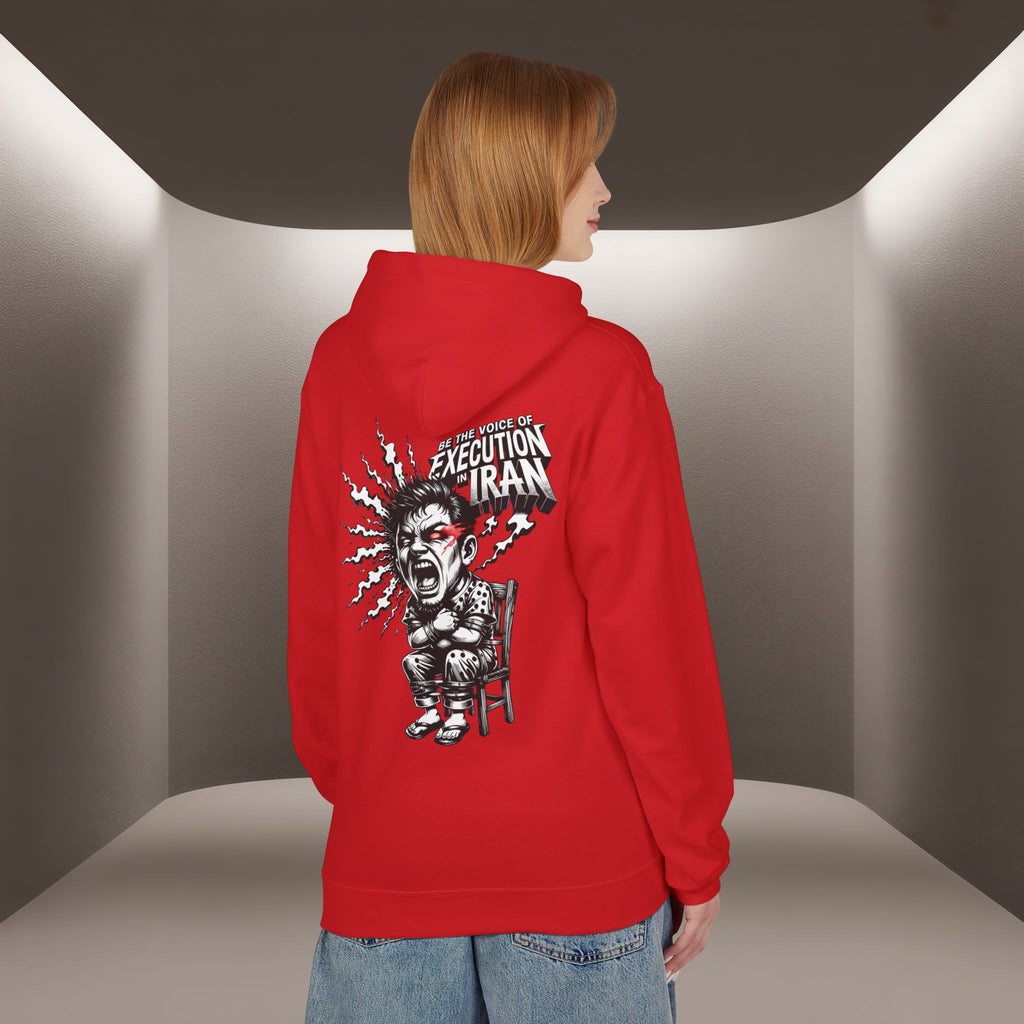 Be the Voice of execution in Iran Hoodie - 47 years Skull Hoodie