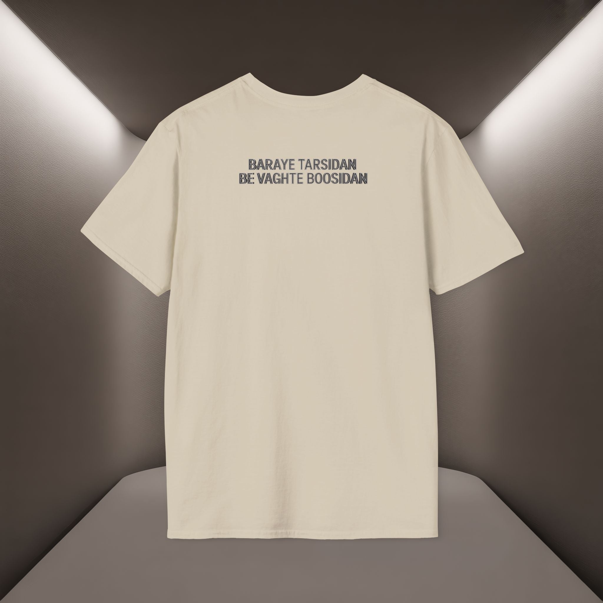 Baraye tarsidan be vaghte boosidan T-Shirt — Meaning: Because of the fear while kissing Tshirt
