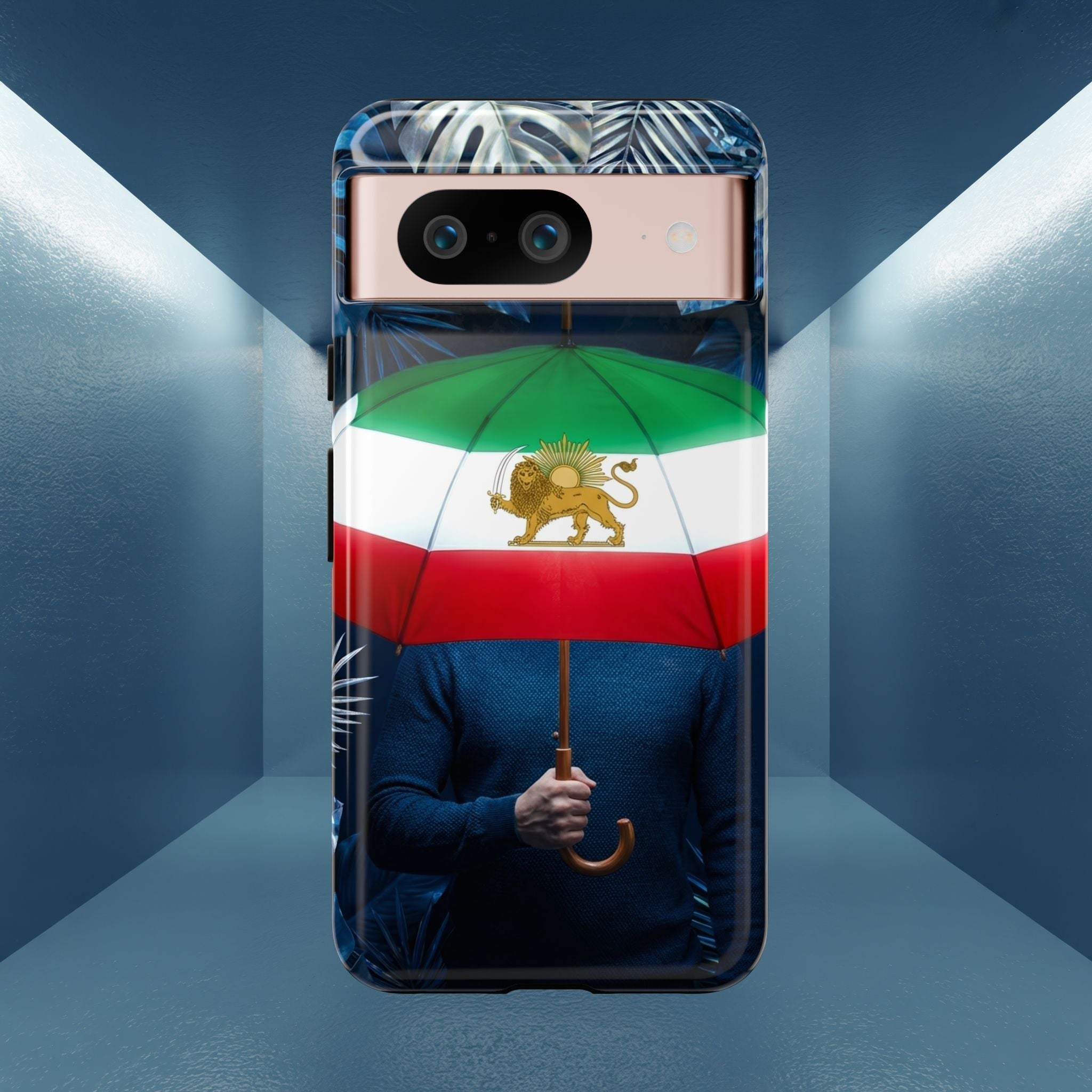 Iran Flag umbrella design phone Case