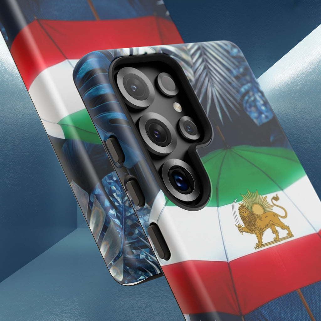 Iran Flag umbrella design phone Case