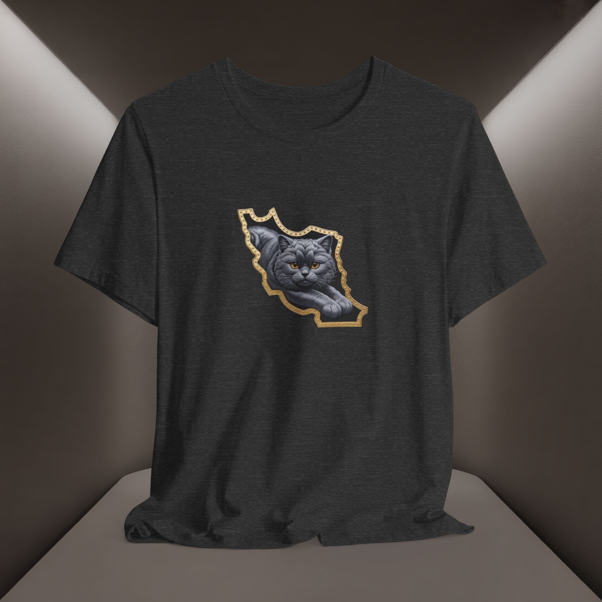 Persian Cat in a Persian Map Graphic design- unisex T-shirt- Premium quality