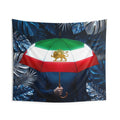 Persian design Indoor Wall Tapestry- Iran flag for indoor wall Tapestry