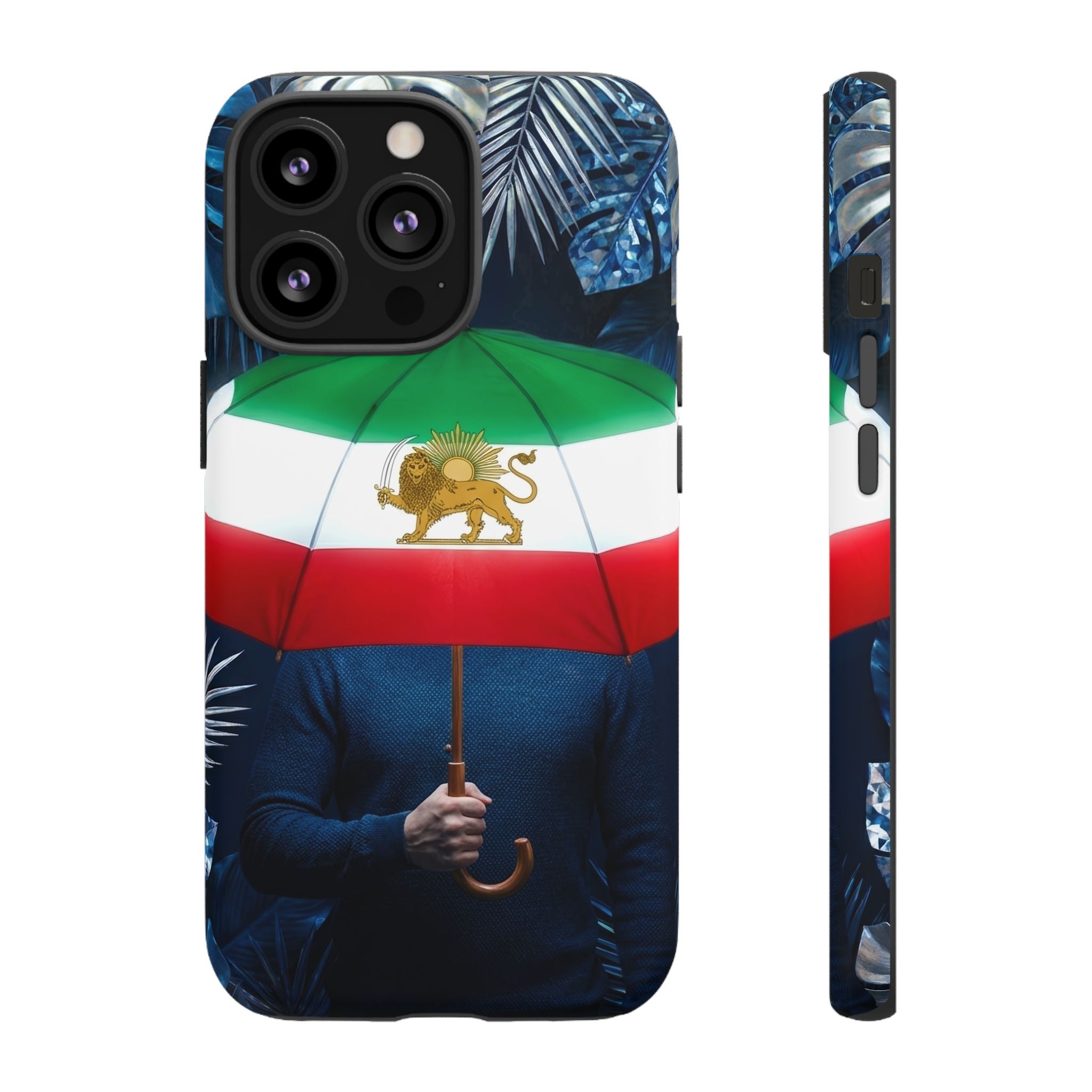 Iran Flag umbrella design phone Case