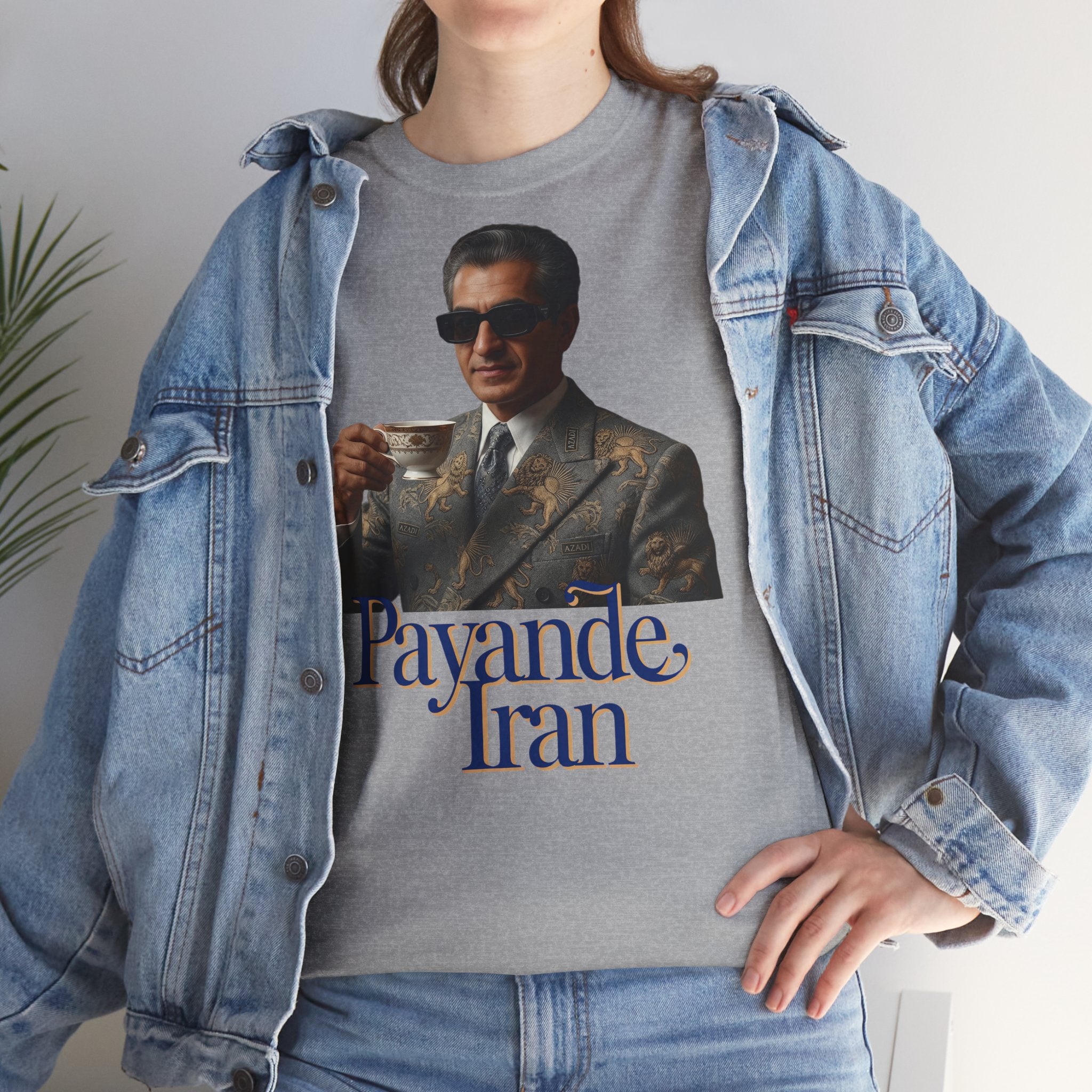 T-Shirt — "Payande Iran" Retro Style Tehran Nostalgia Tee