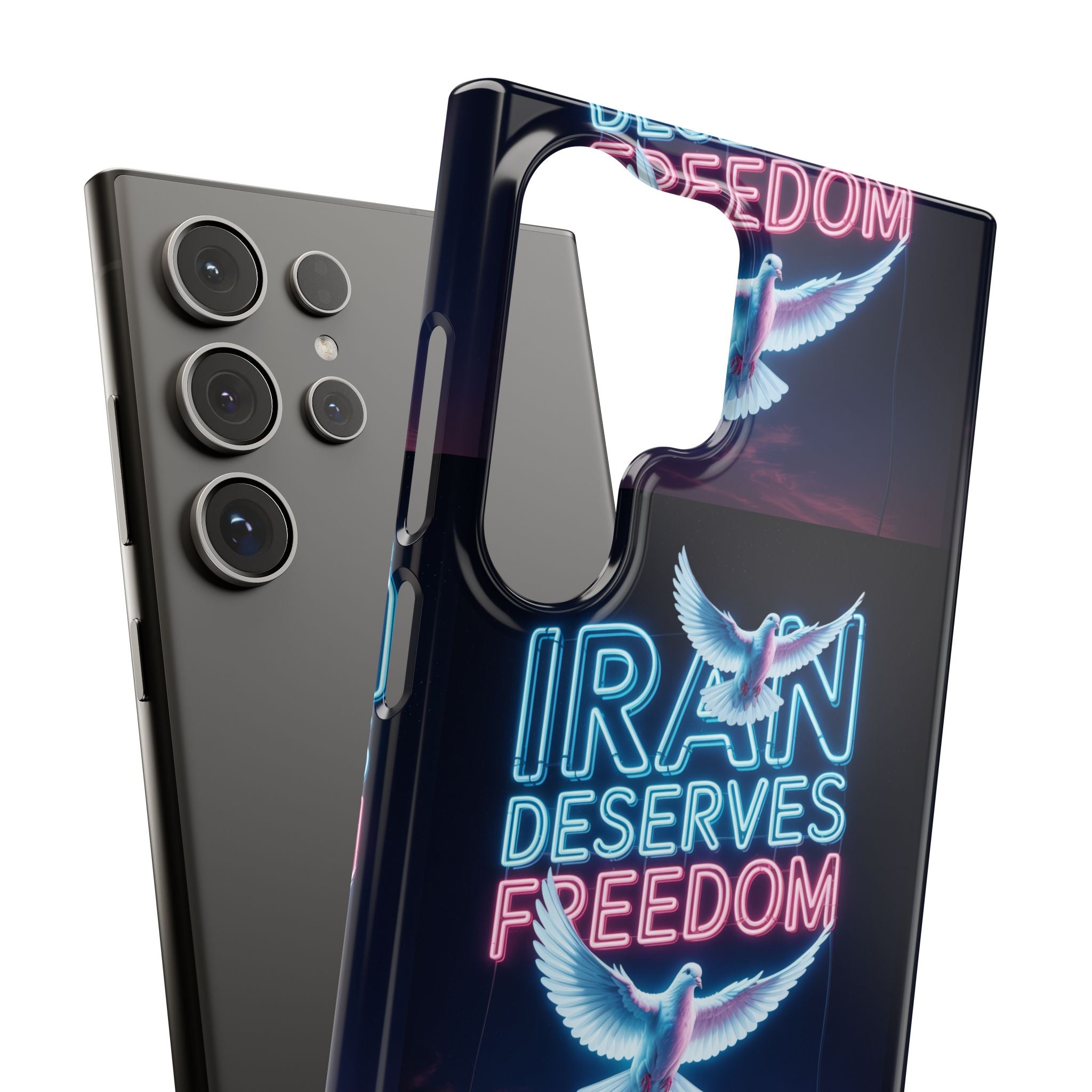 "Iran Deserves Freedom" Phone cases- For all models