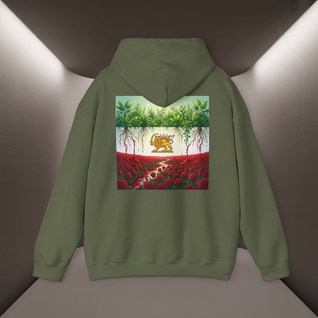 Persian Flag Conceptual Graphic, Unisex Hoodie