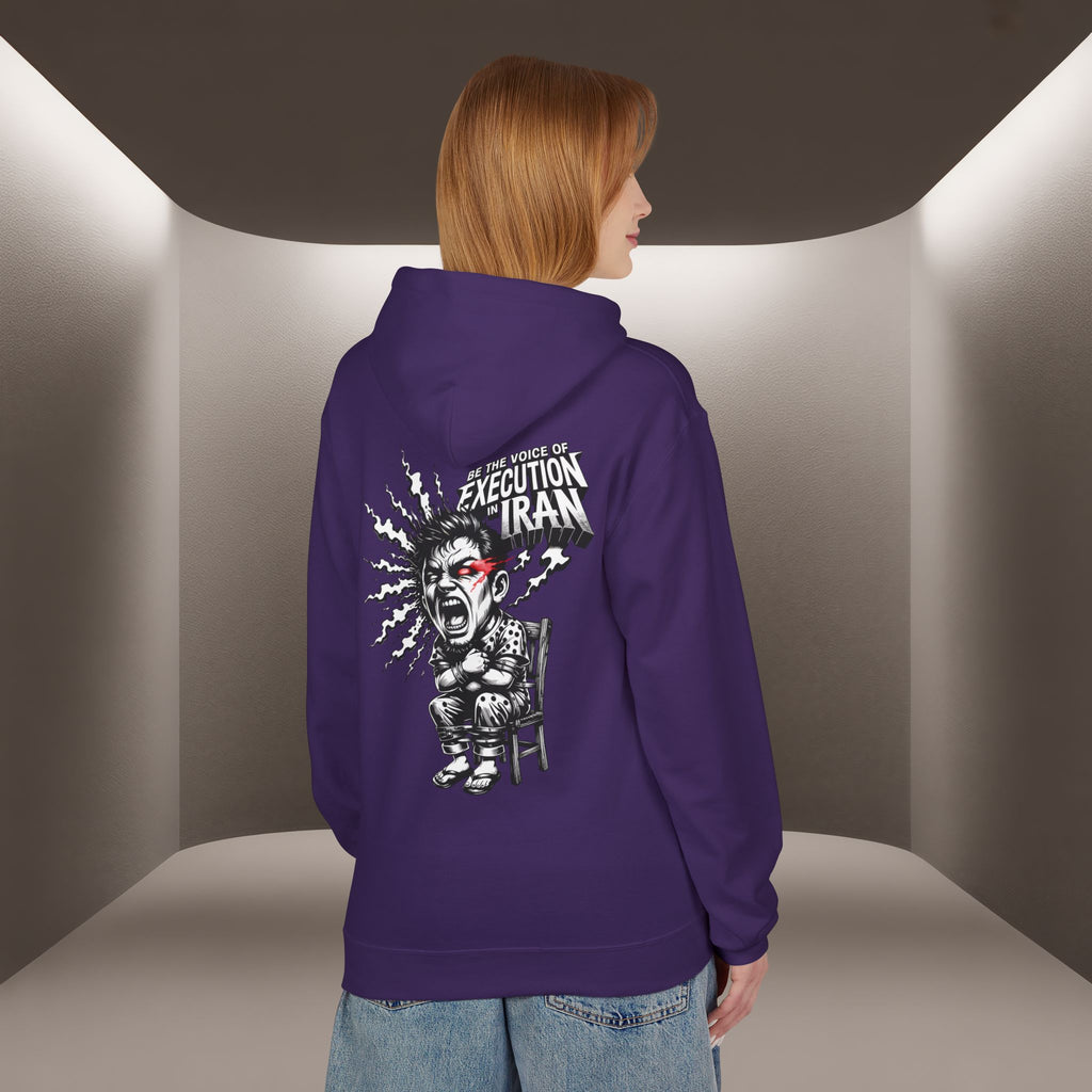 Be the Voice of execution in Iran Hoodie - 47 years Skull Hoodie