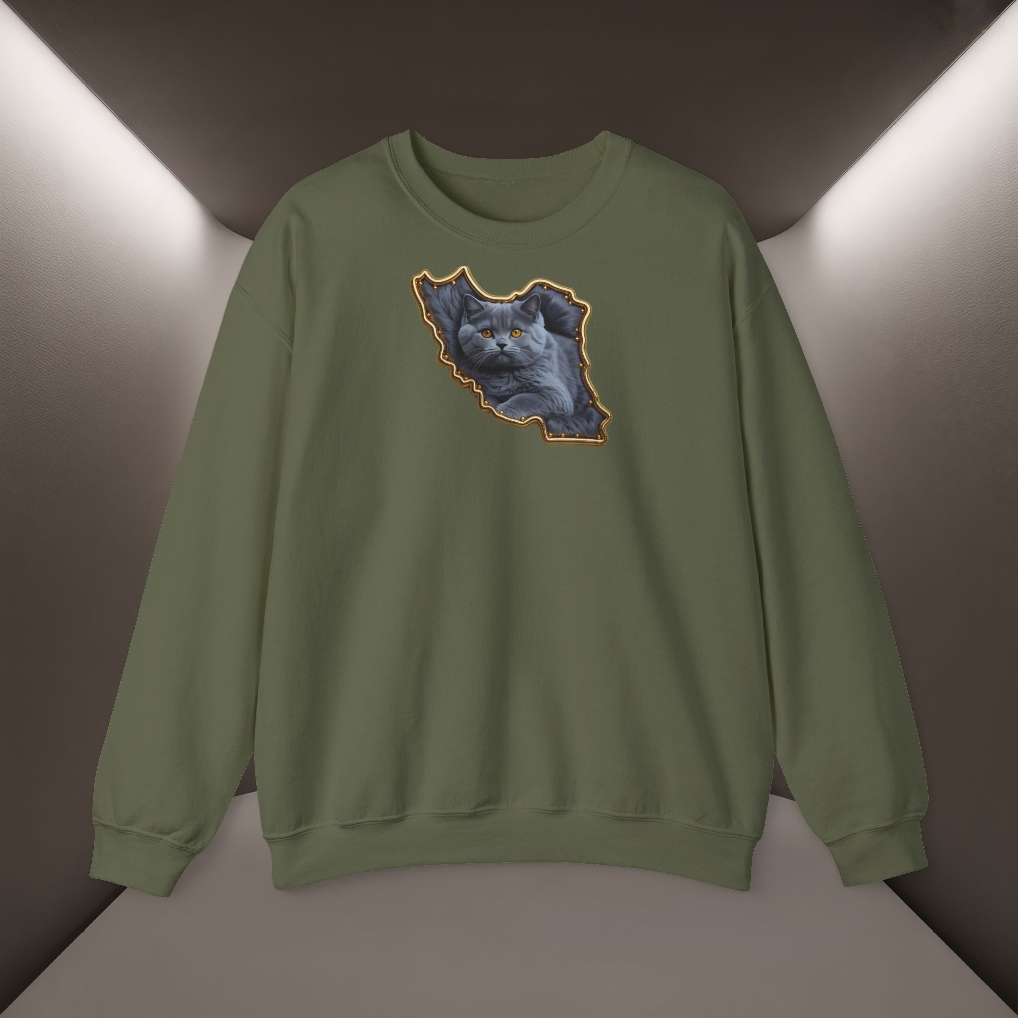Persian cat & Persian Map Graphic Design Unisex Sweatshirt — Premium quality