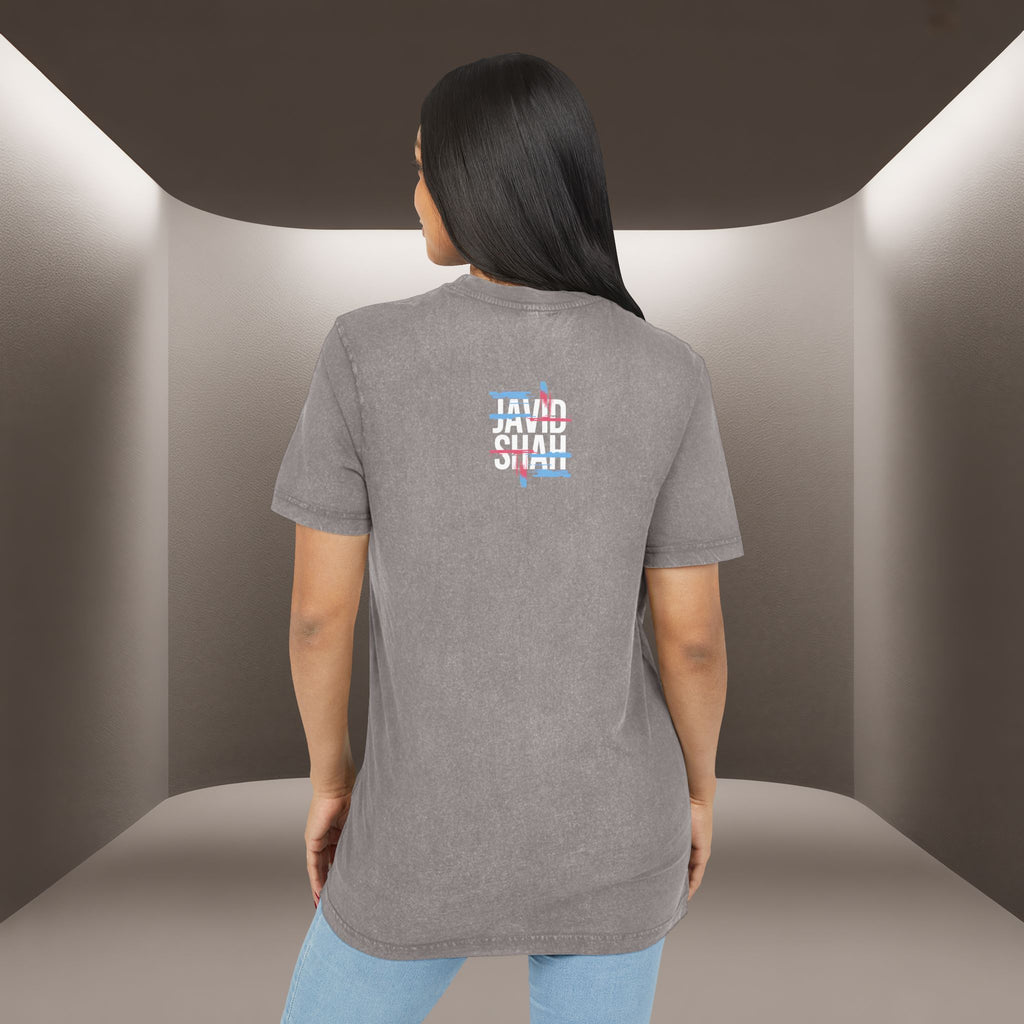 Javid Shah Acid-Wash T-Shirt— Persian Cat T-Shirt
