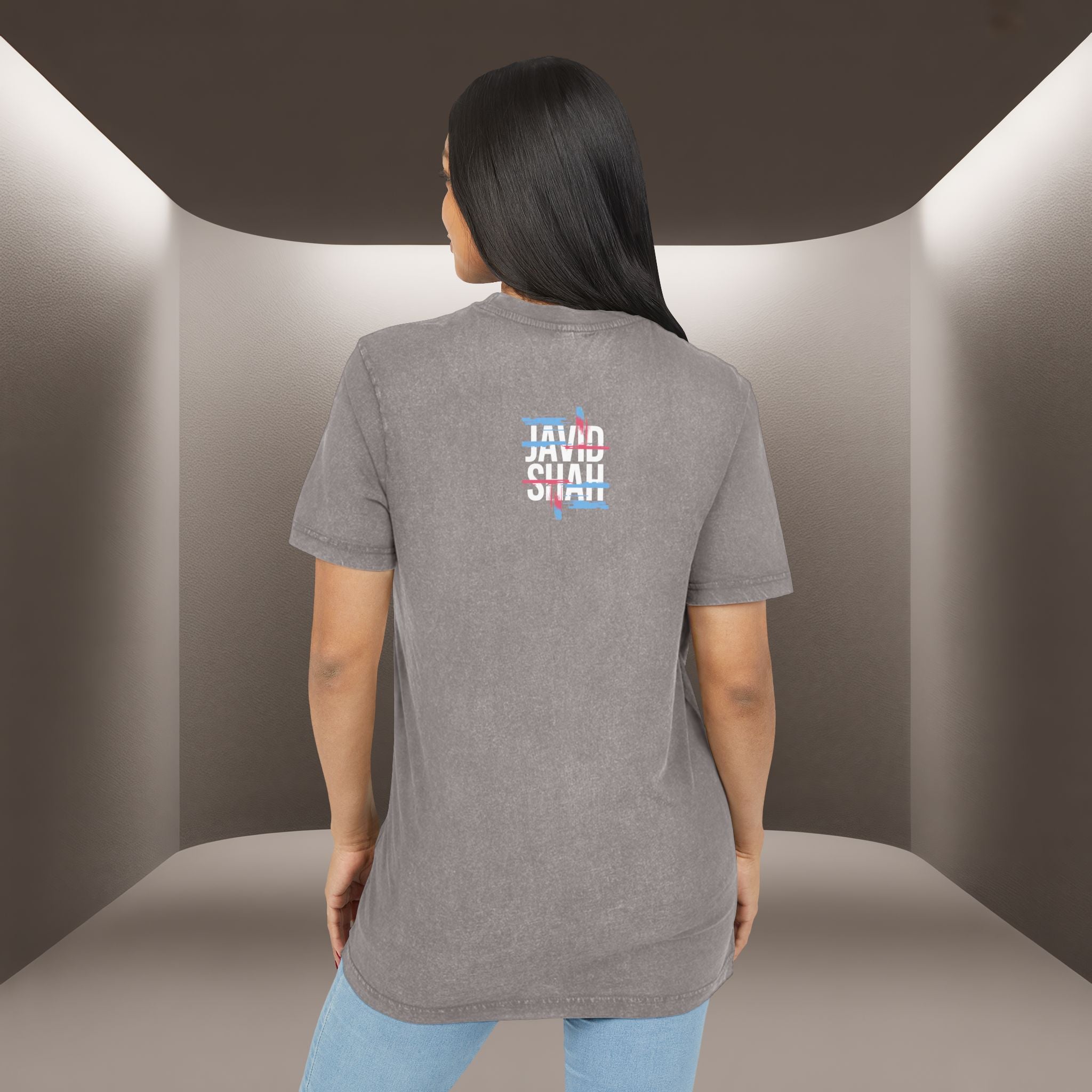 Javid Shah Acid-Wash T-Shirt— Persian Cat T-Shirt