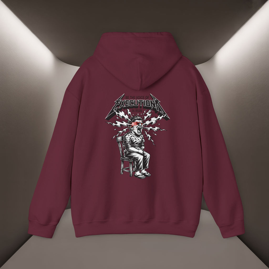 Be The Voice Of Execution In Iran Hoodie, 47 Years Hoodie - Peraian Vibey