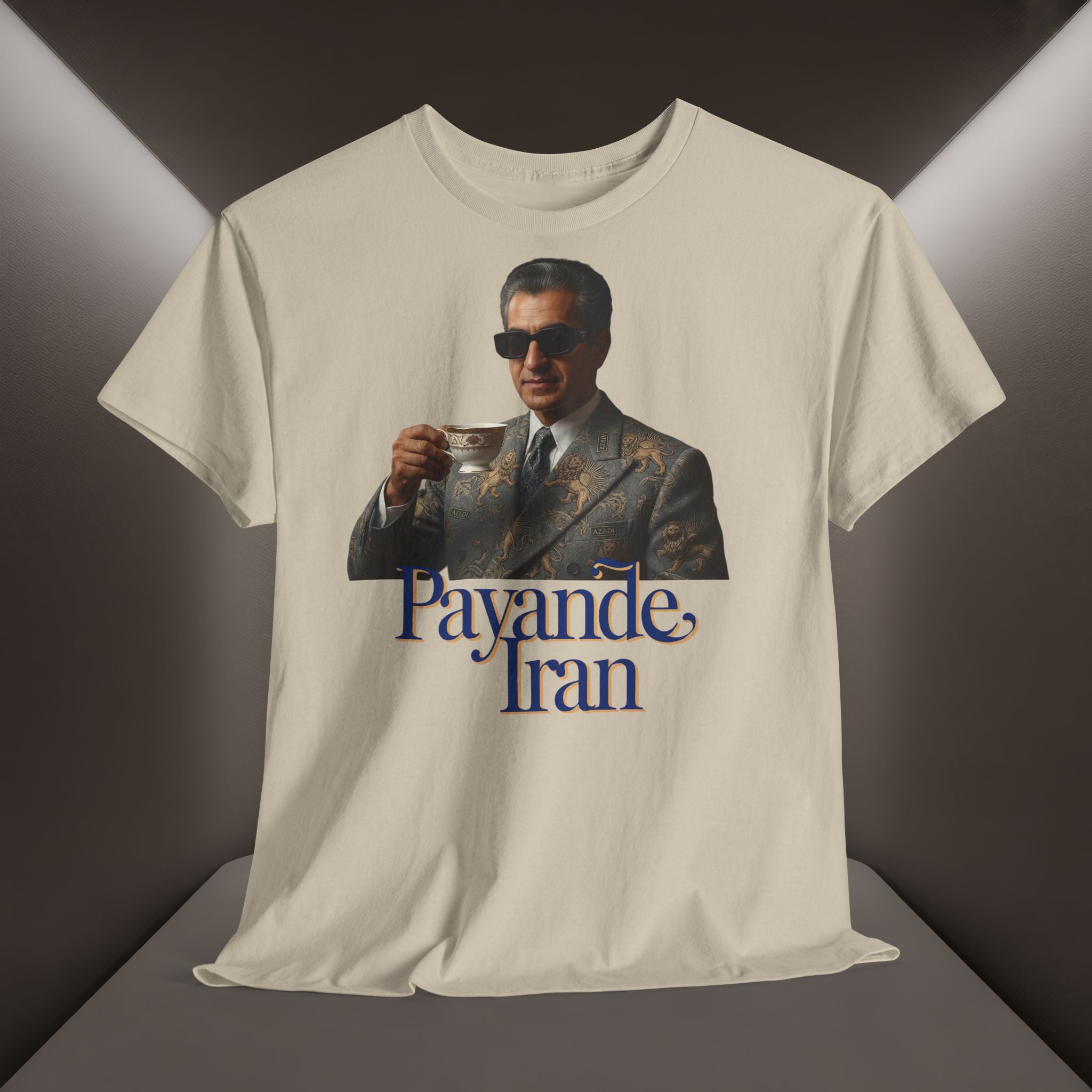 T-Shirt — "Payande Iran" Retro Style Tehran Nostalgia Tee