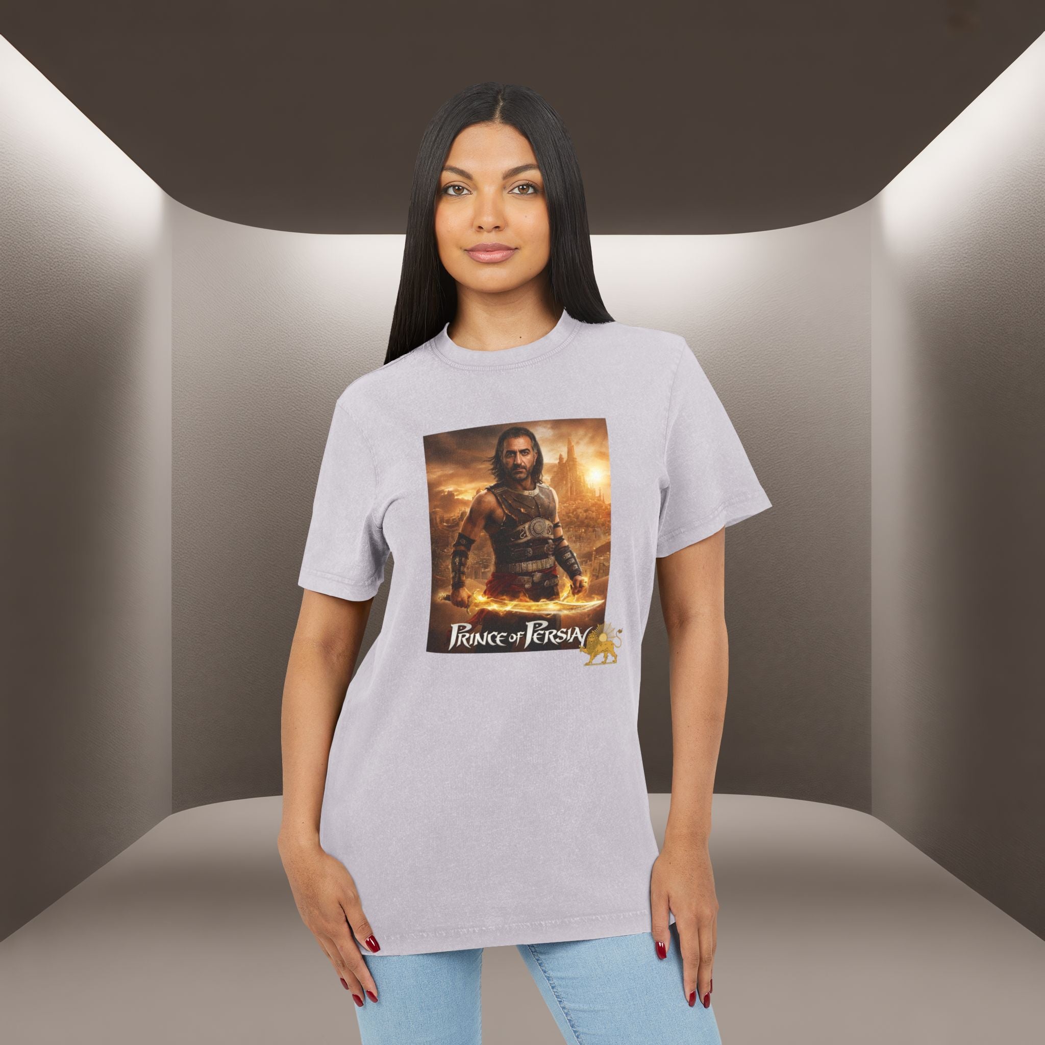 Prince of Persia Tshirt — Pahlavi Acid Wash Tshirt - Persian Vibey