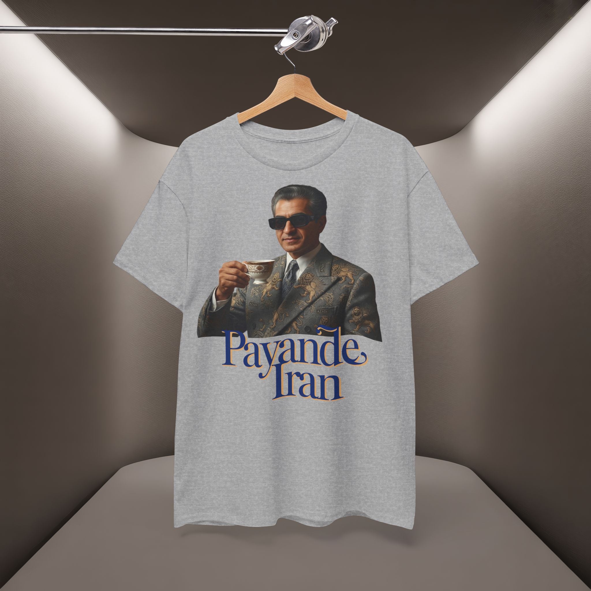 T-Shirt — "Payande Iran" Retro Style Tehran Nostalgia Tee