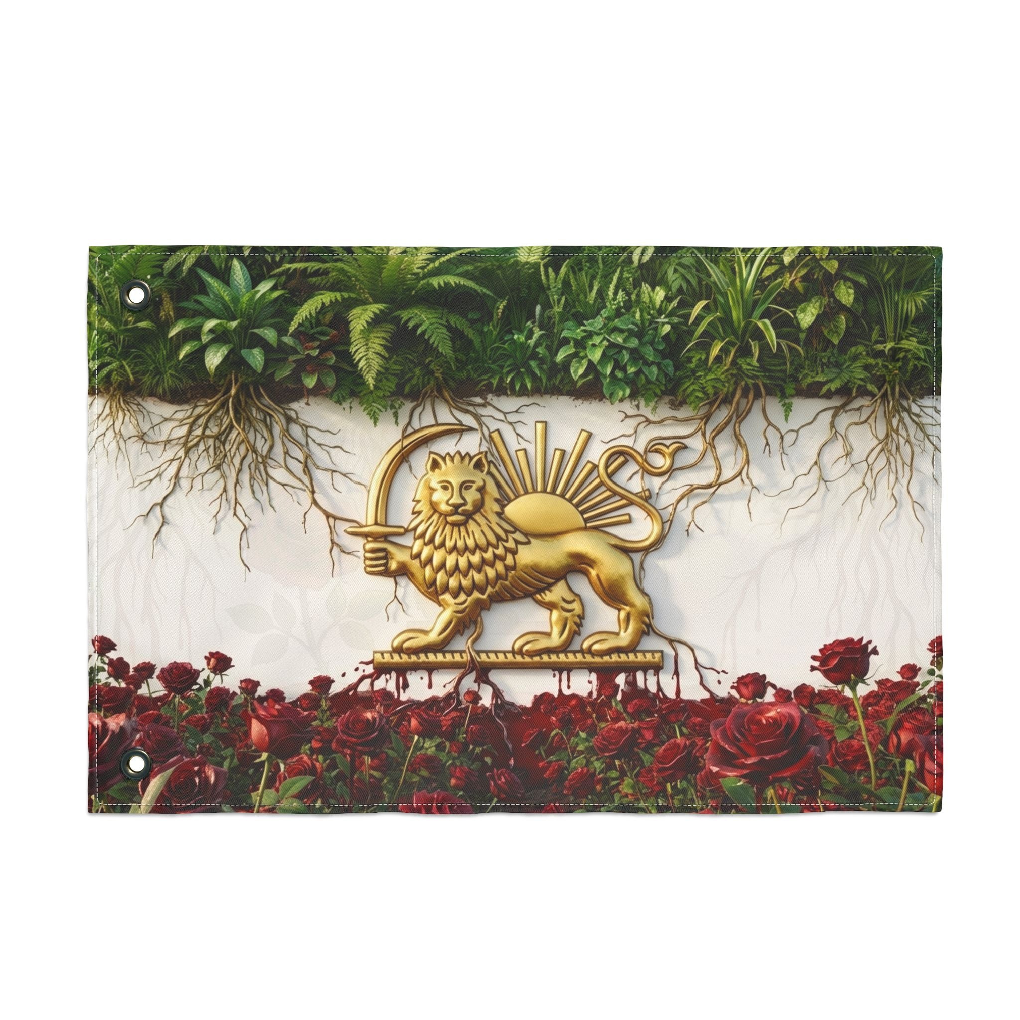 Iran Flag conceptual- 2 Sided Outdoor Flag - Persian Flag