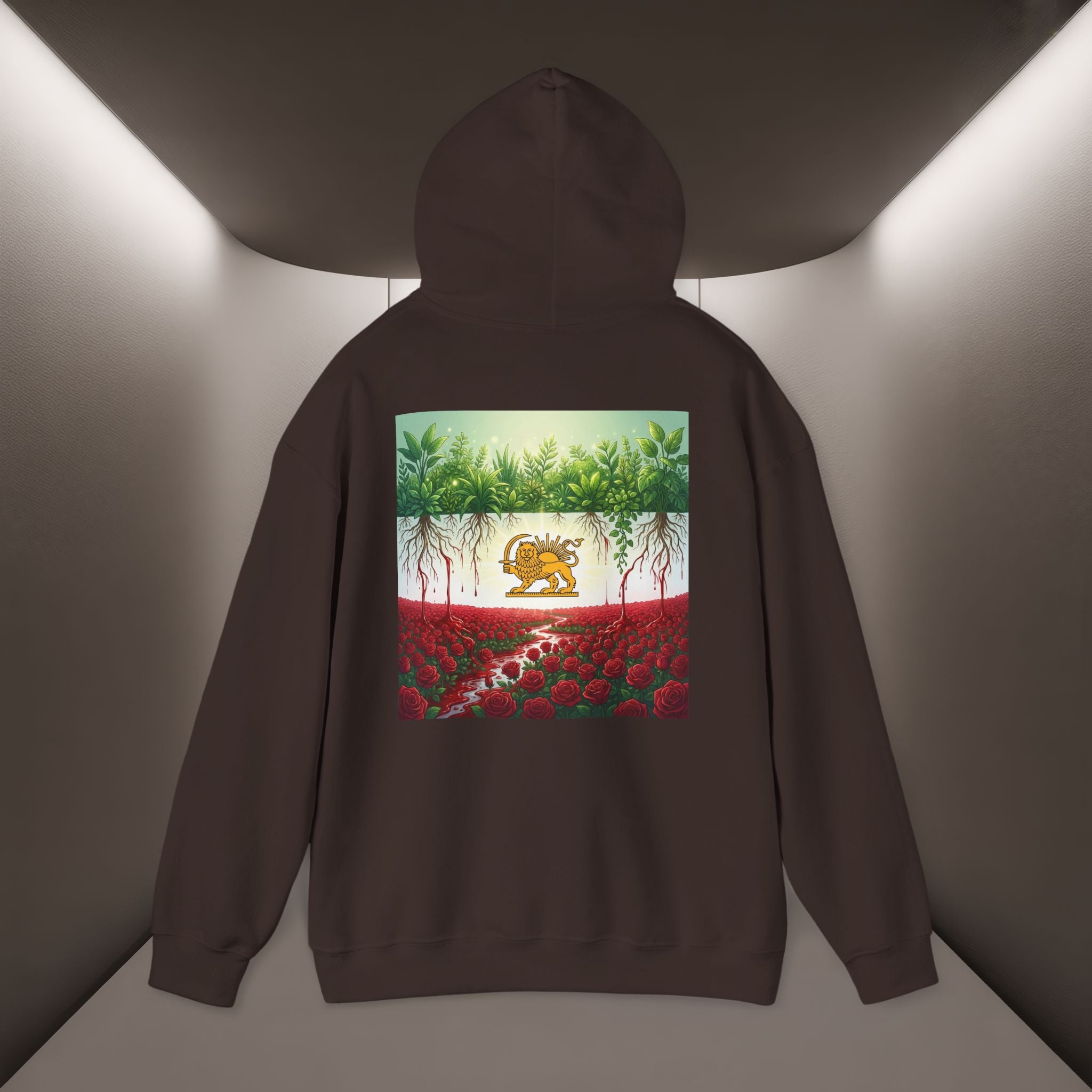 Persian Flag Conceptual Graphic, Unisex Hoodie