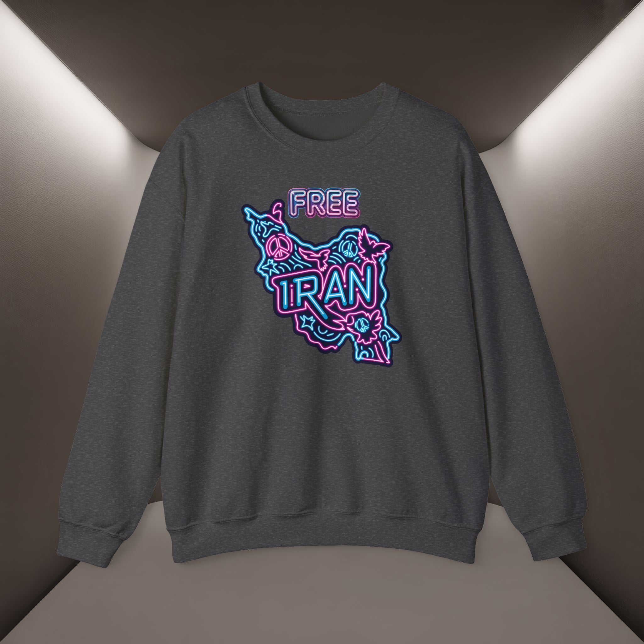 Free Iran Sweatshirt – Neon design, Premium Quality
