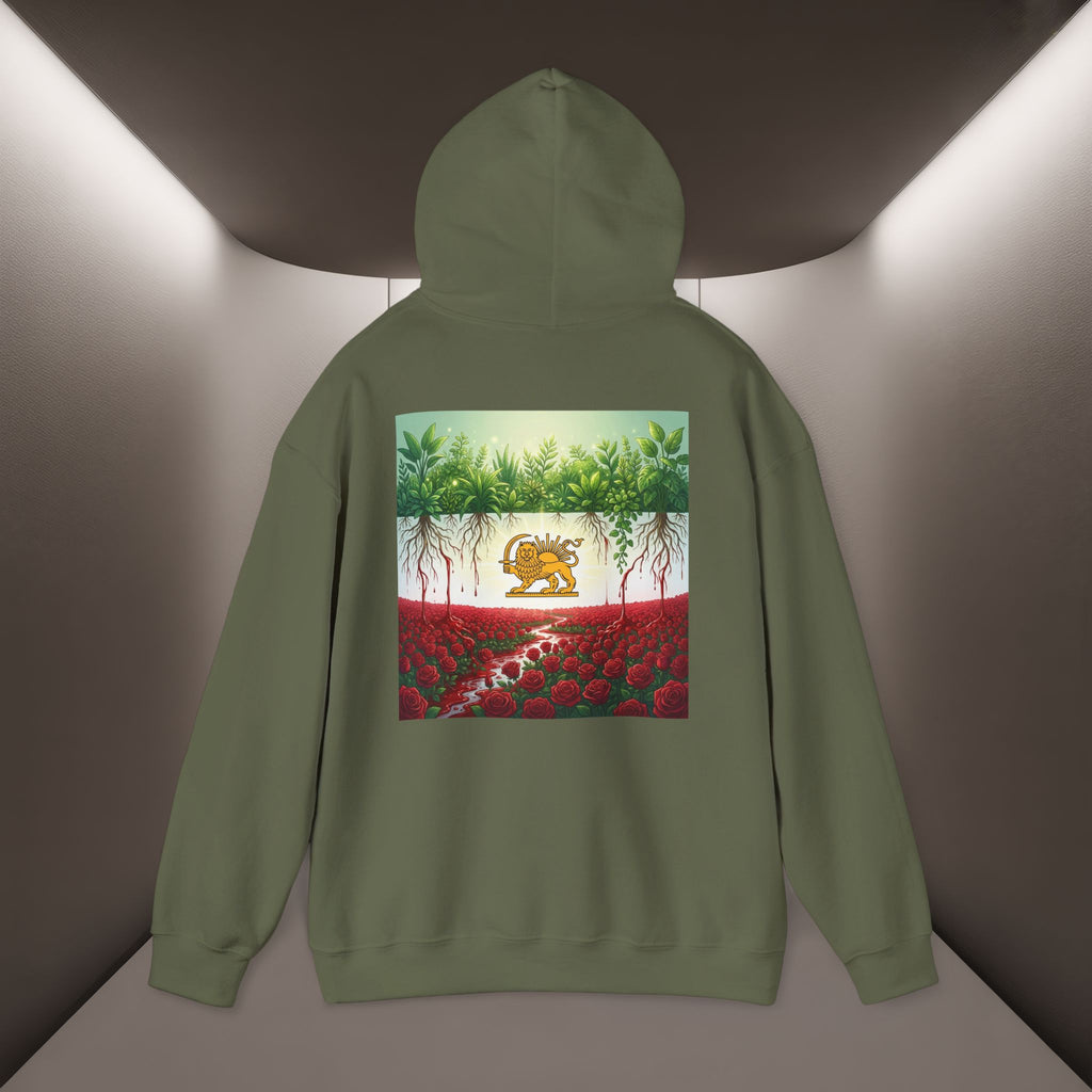 Persian Flag Conceptual Graphic, Unisex Hoodie