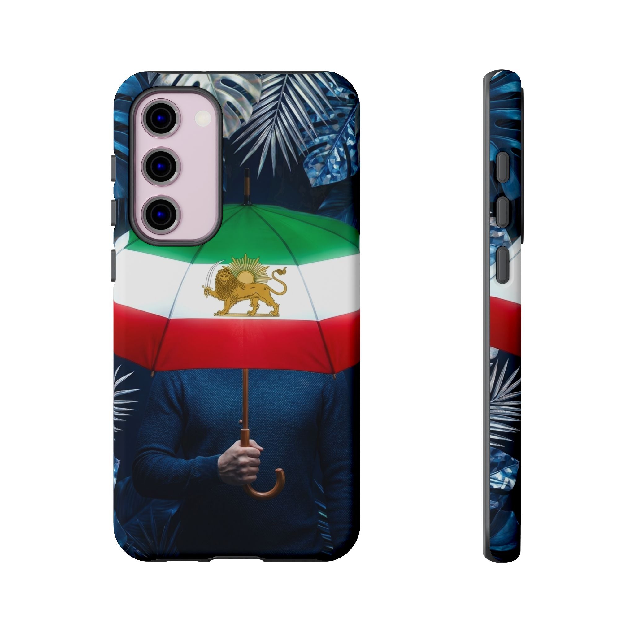 Iran Flag umbrella design phone Case