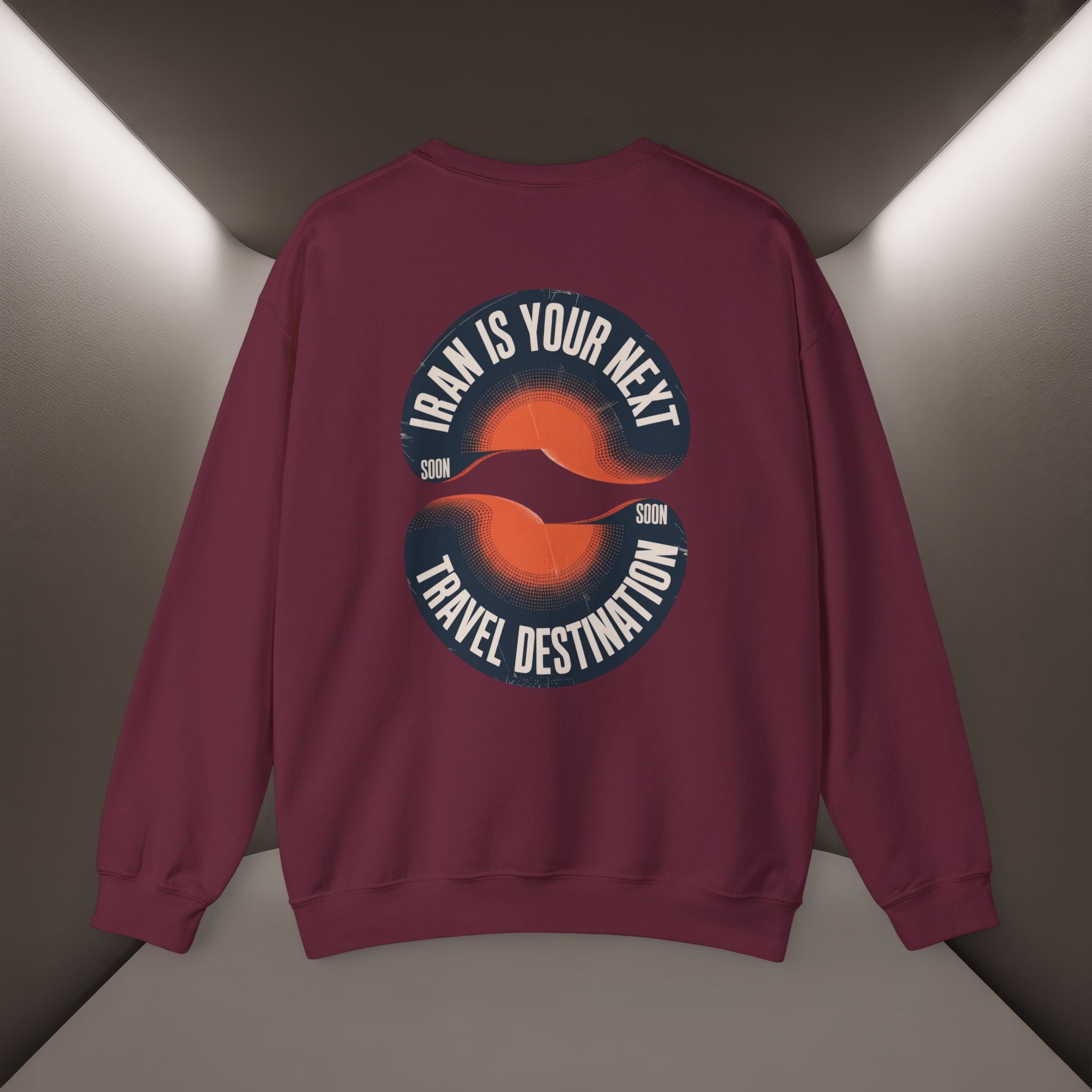 "Iran is your Next Travel Destination" Soon Sweatshirt " Javid Shah Design