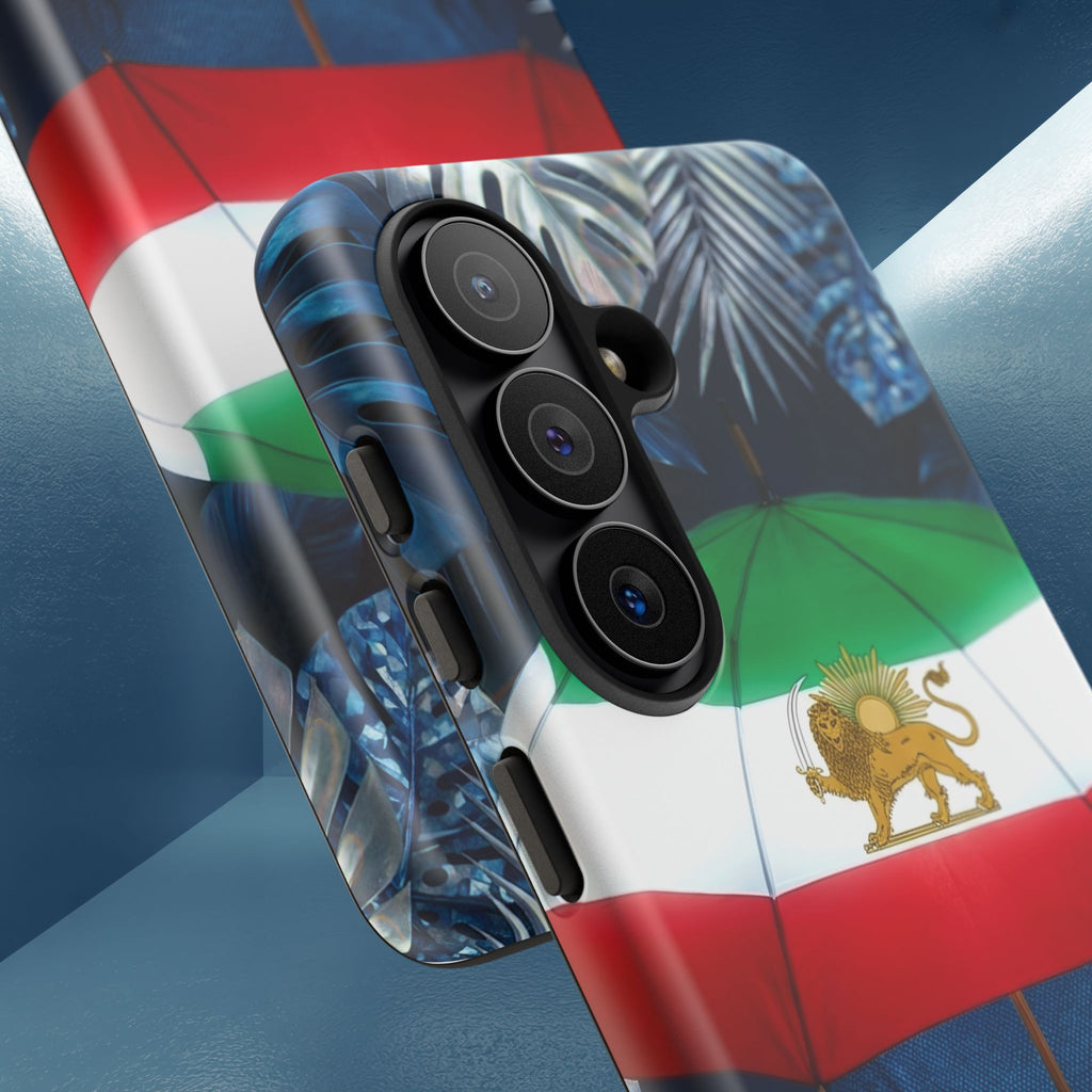 Iran Flag umbrella design phone Case