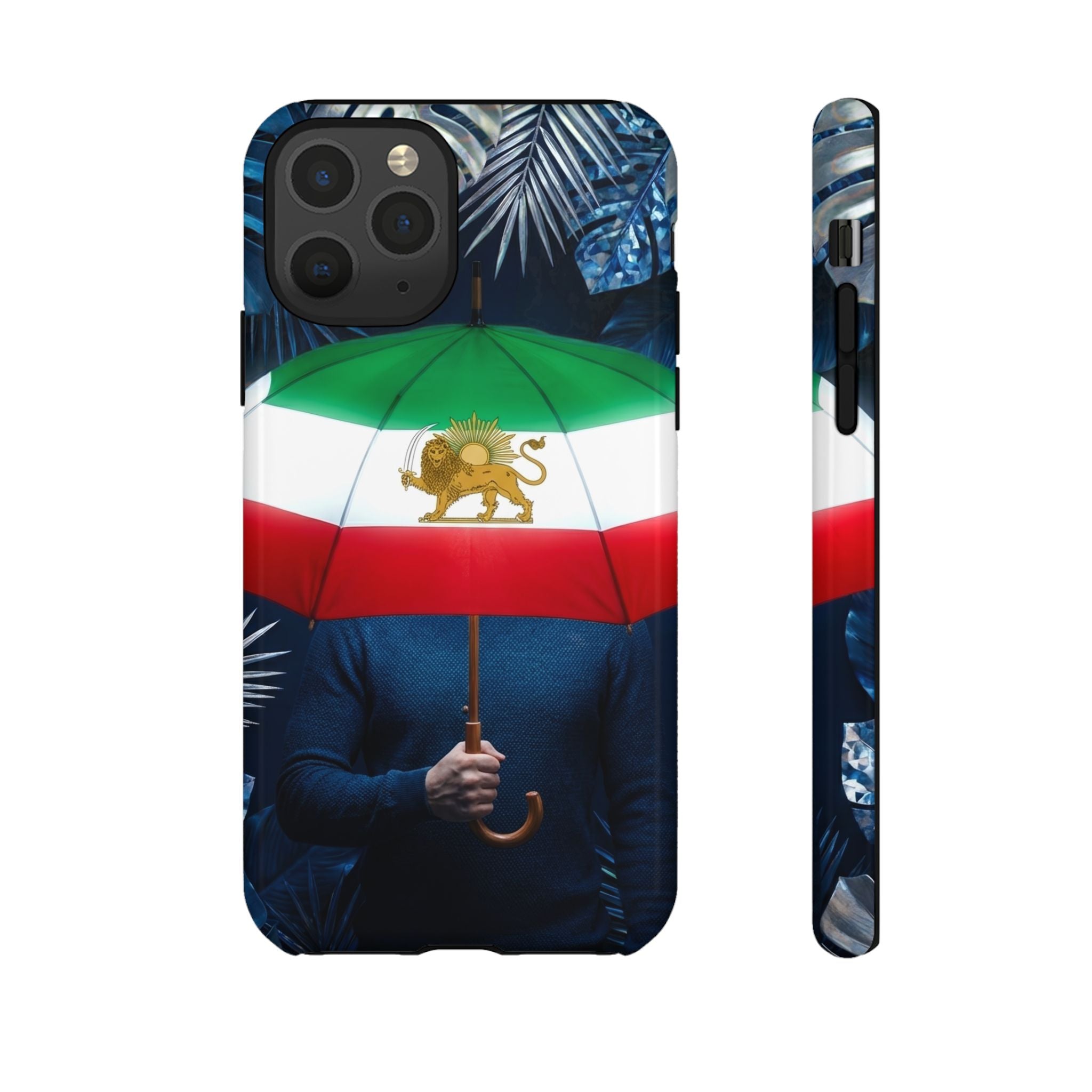 Iran Flag umbrella design phone Case