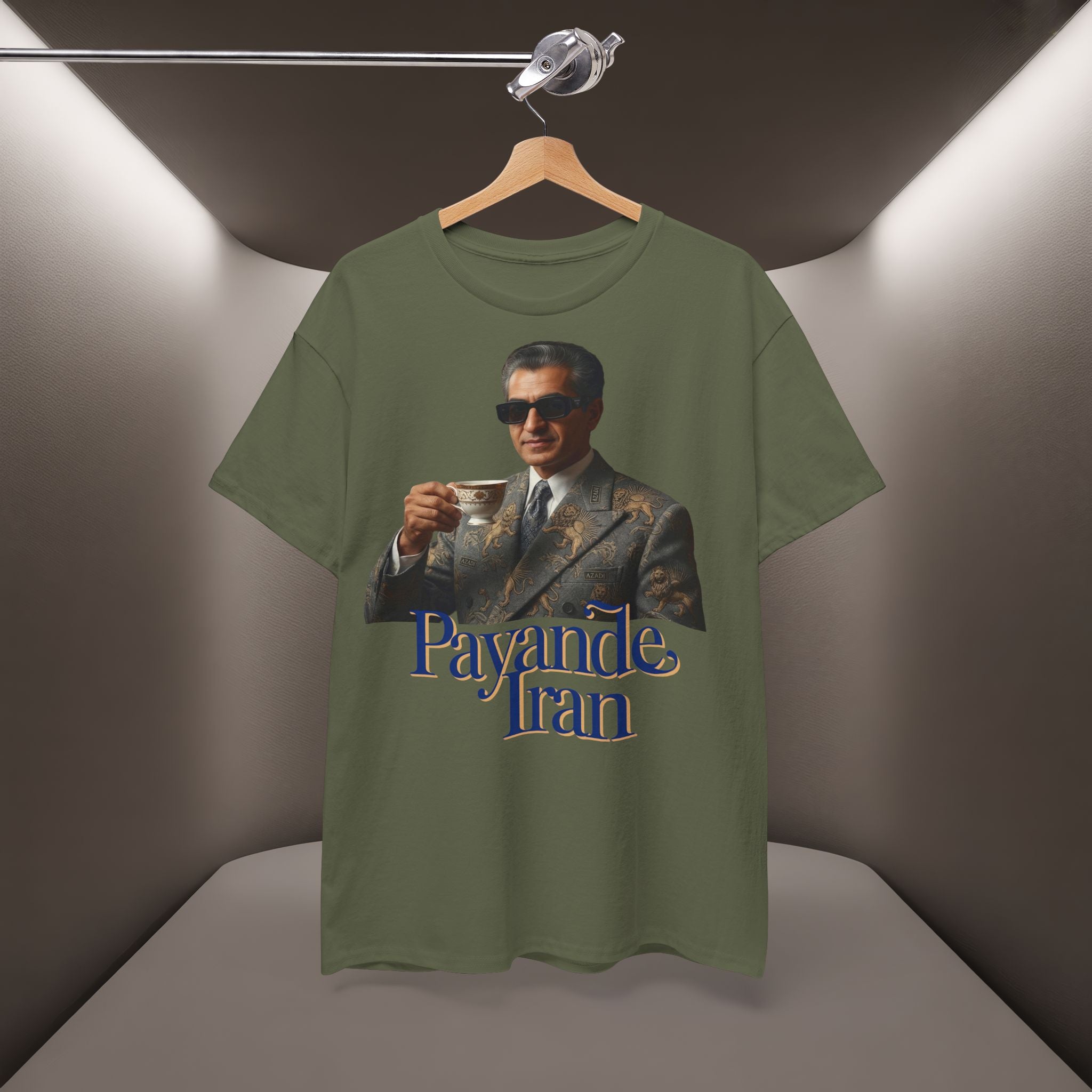T-Shirt — "Payande Iran" Retro Style Tehran Nostalgia Tee