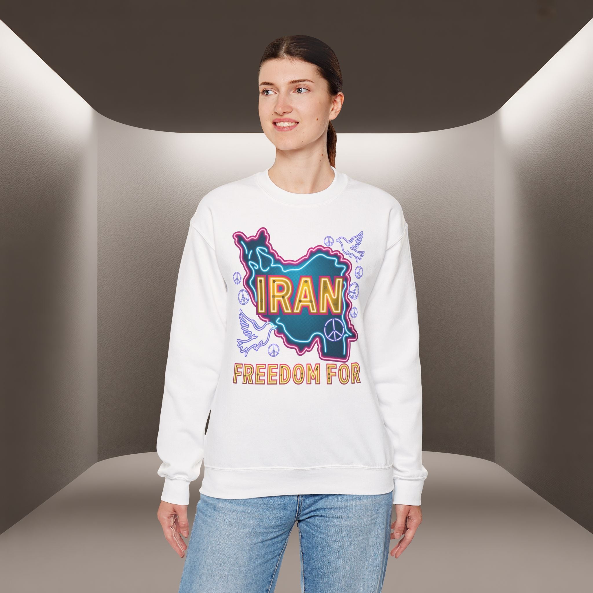 Freedom For Iran Sweatshirt - Unisex, Premium Quality
