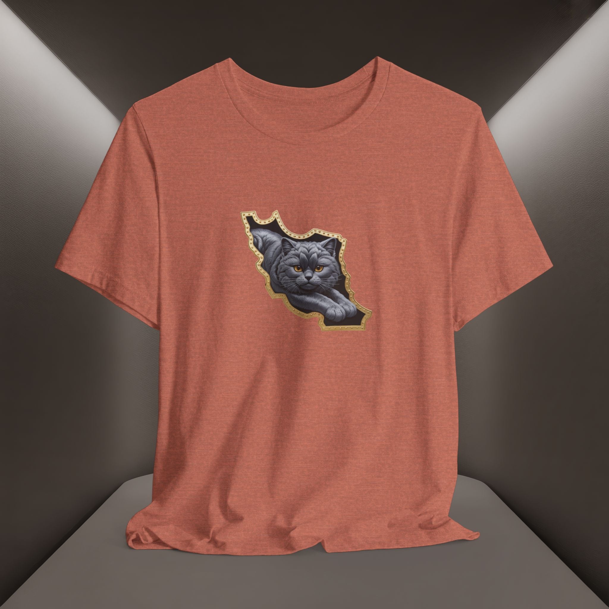Persian Cat in a Persian Map Graphic design- unisex T-shirt- Premium quality