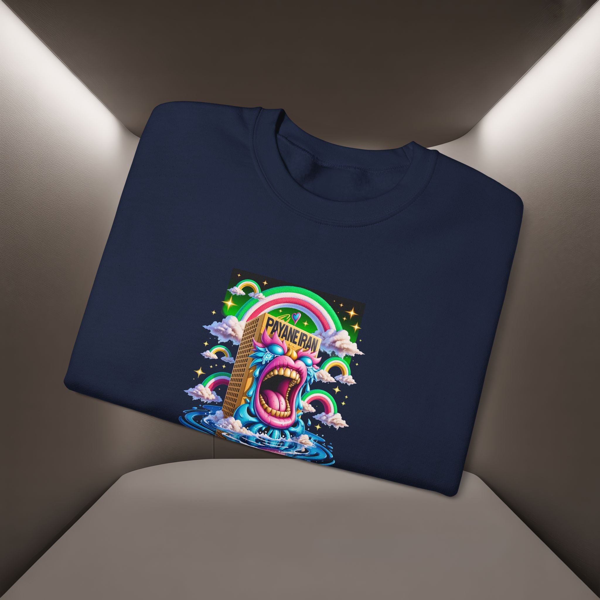 Payande Iran, Javid Shah graphic Unisex Sweatshirt — Persian Vibey