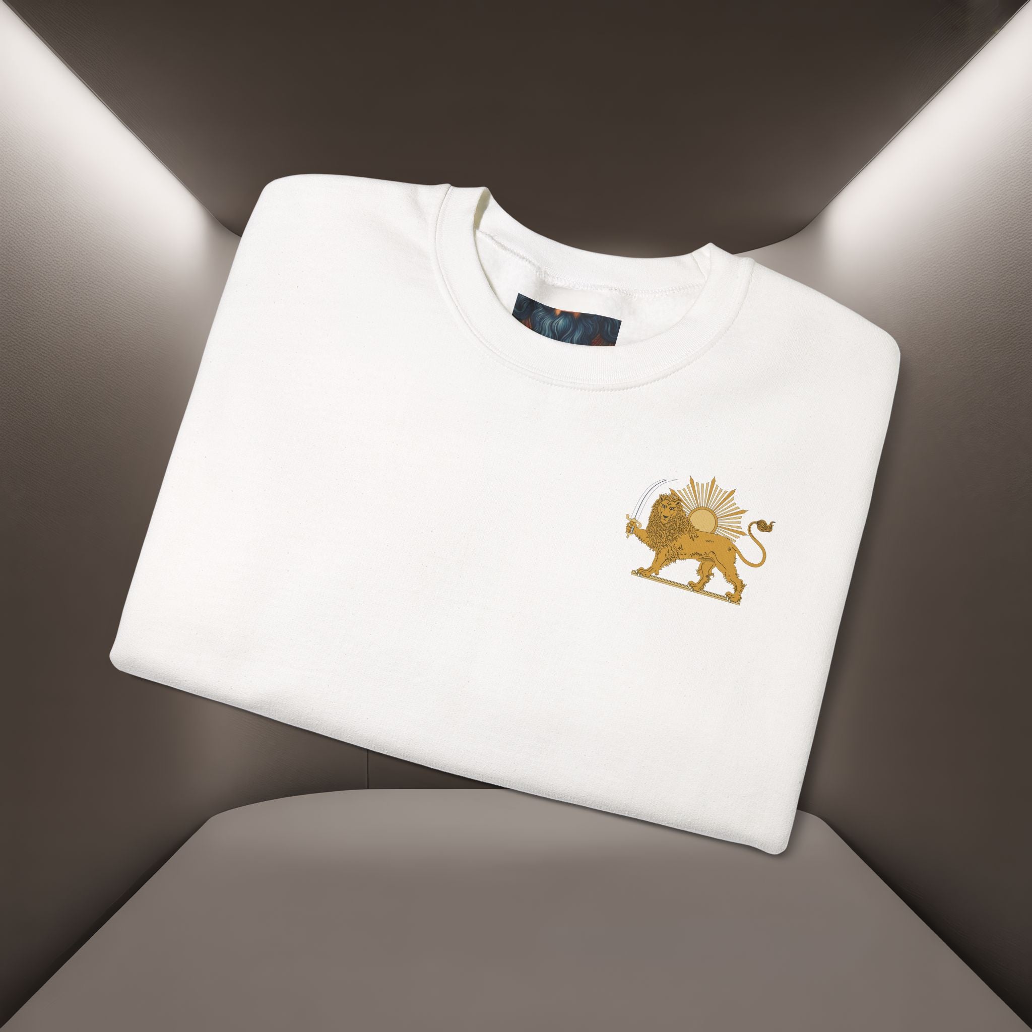 King Reza Vintage Playing Card Unisex Sweatshirt