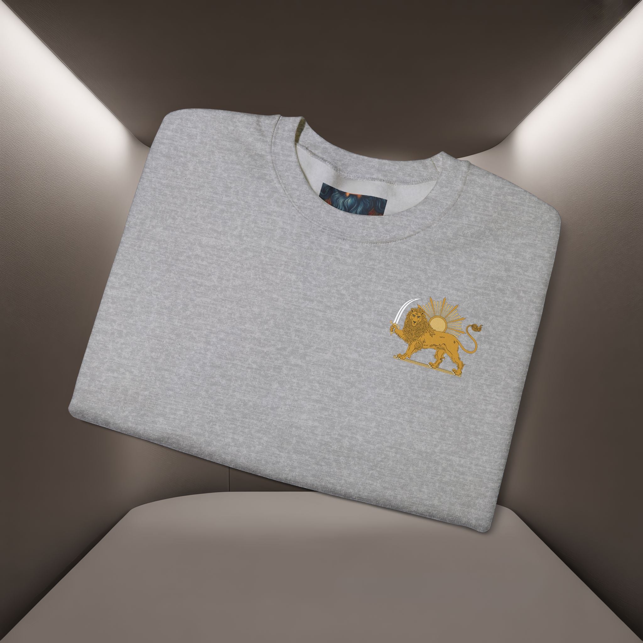 King Reza Vintage Playing Card Unisex Sweatshirt